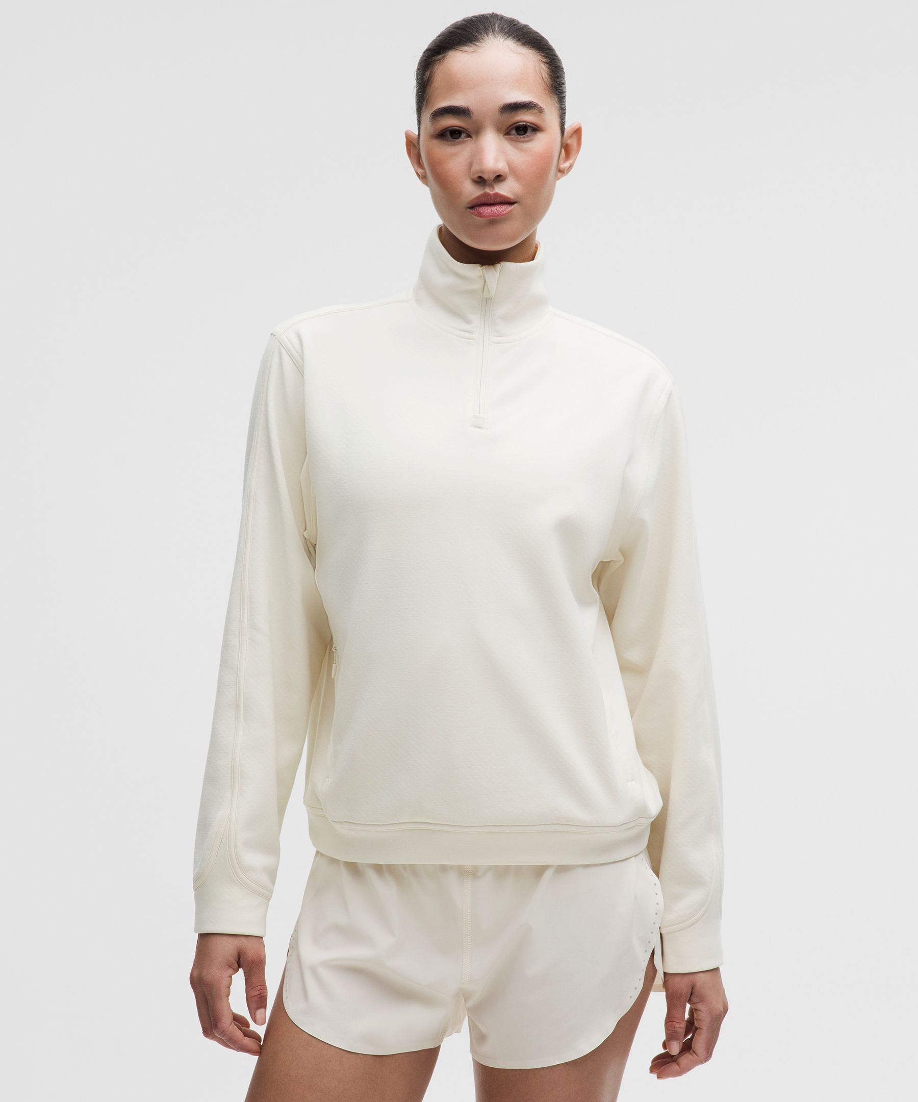 Textured Fleece Half Zip