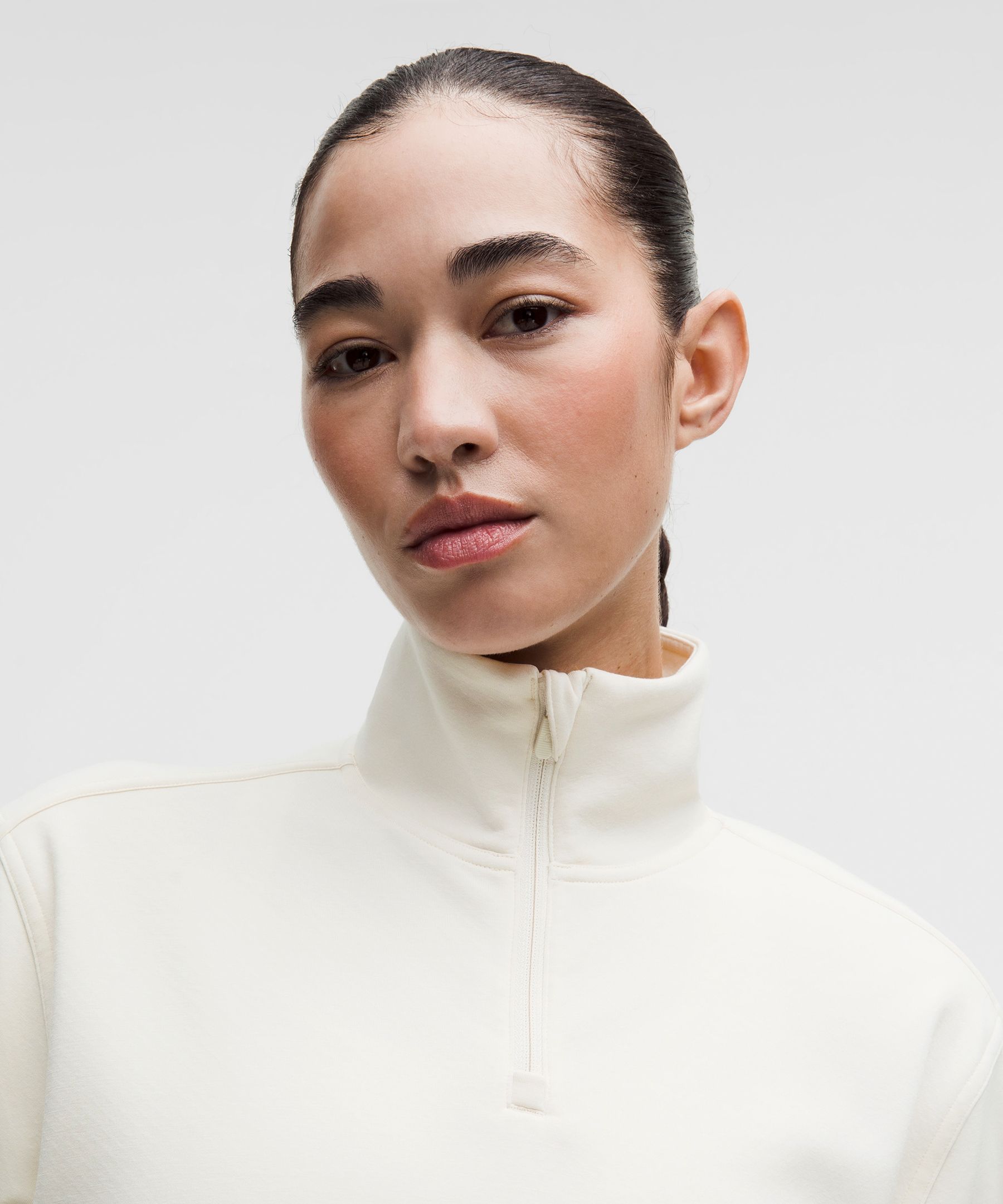 Textured Fleece Half Zip