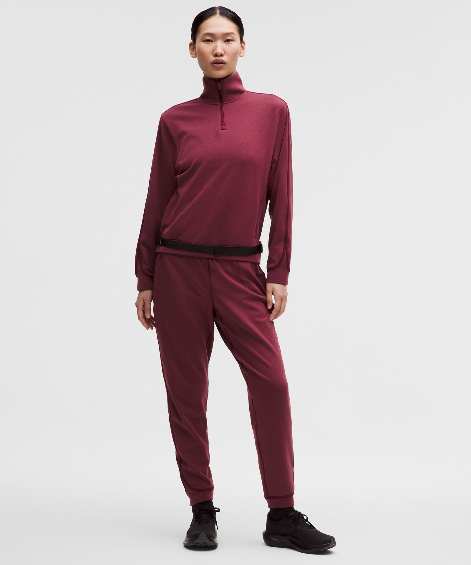 Женская флисовая кофта Lululemon Textured на молнии — фото 2
