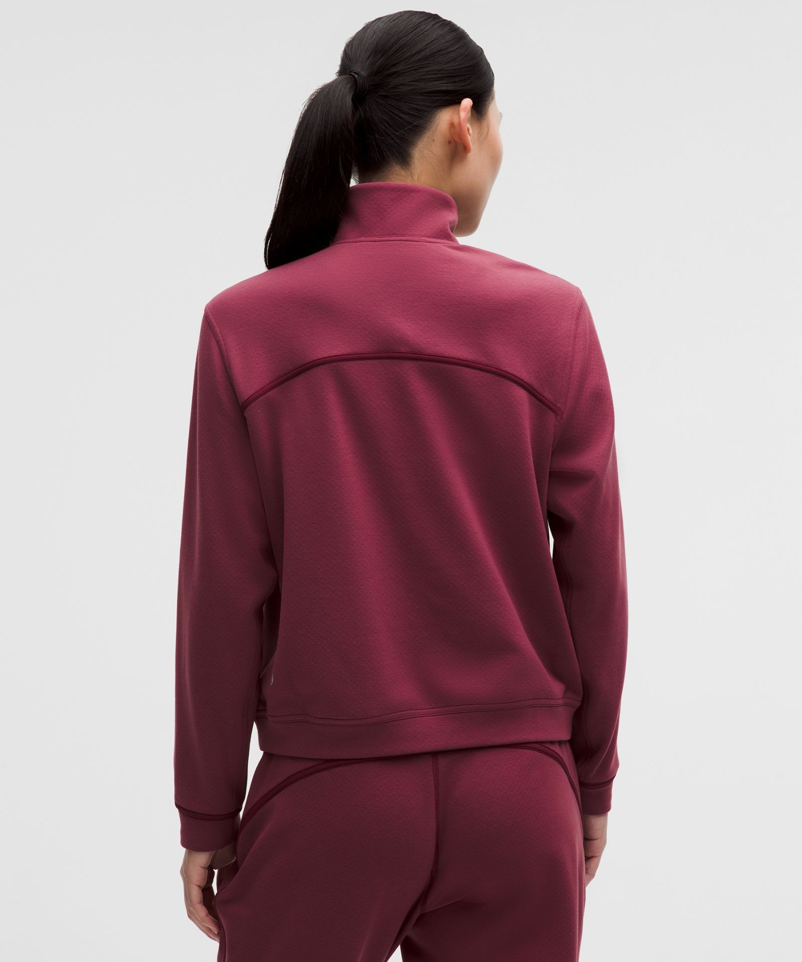 Женская флисовая кофта Lululemon Textured на молнии — фото 3