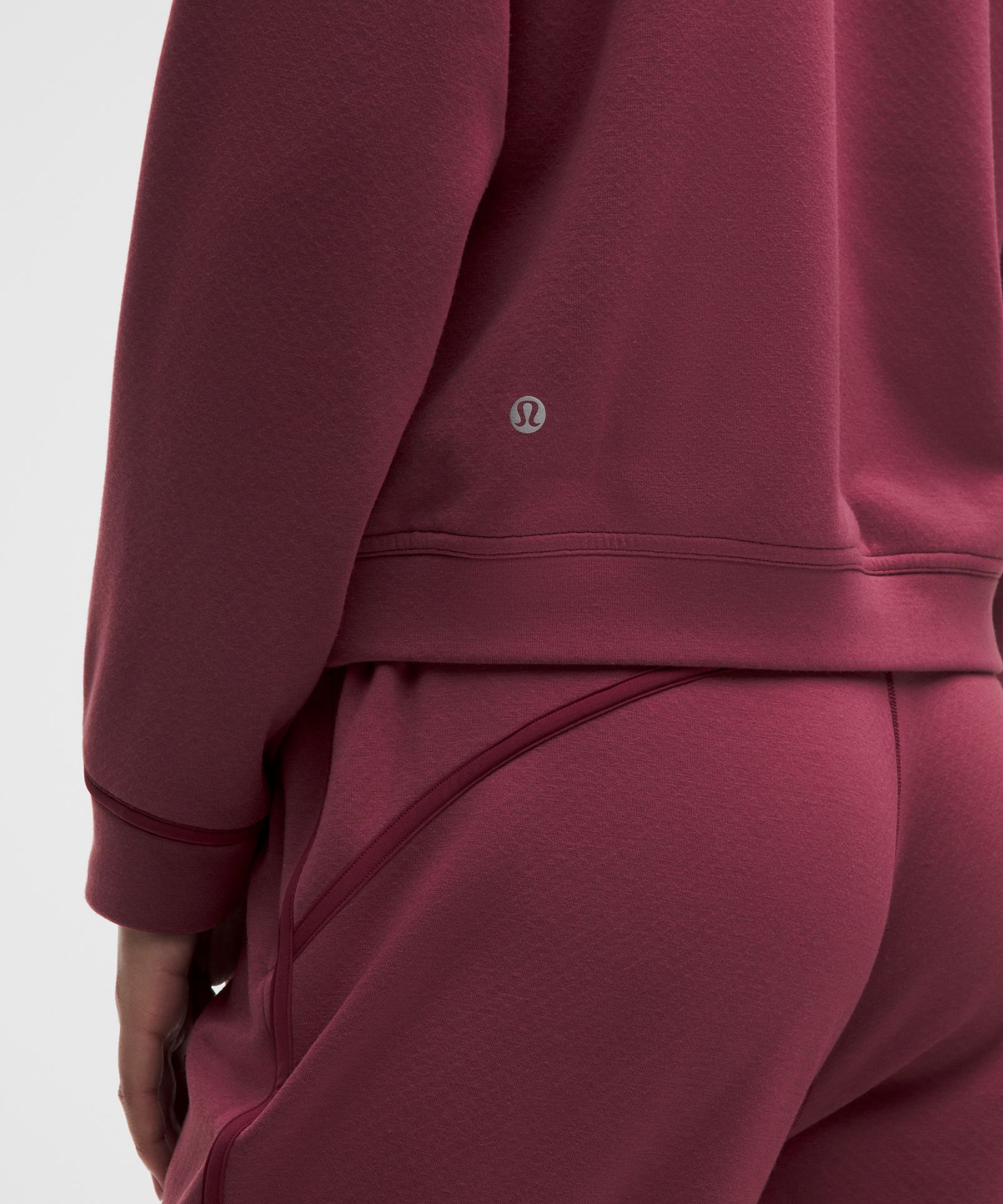 Женская флисовая кофта Lululemon Textured на молнии — фото 6