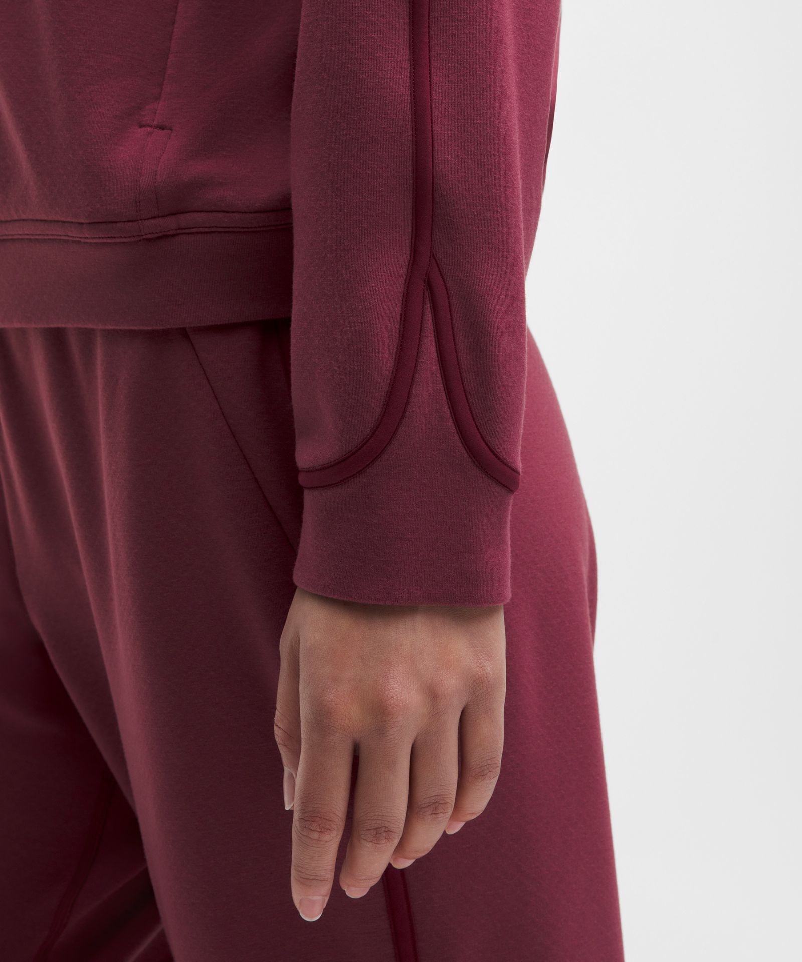 Женская флисовая кофта Lululemon Textured на молнии — фото 7