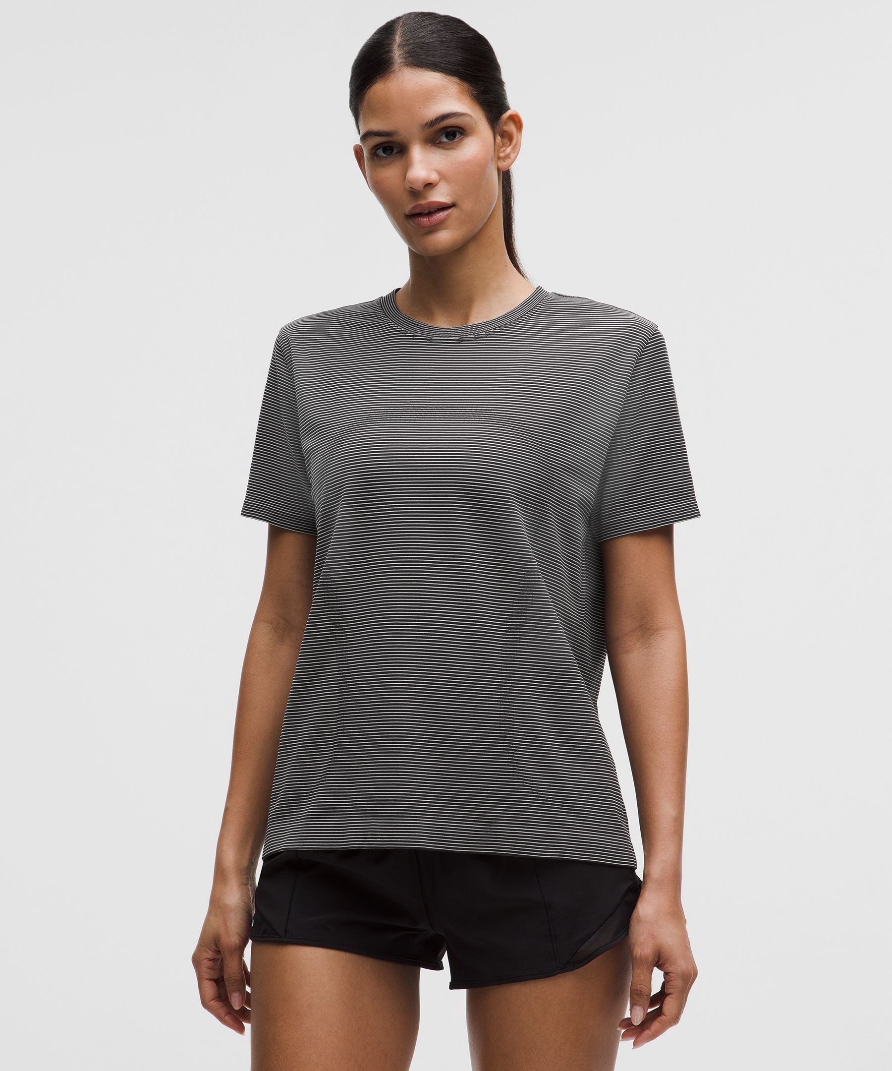 Swiftly Relaxed Short-Sleeve Shirt Hip Length 