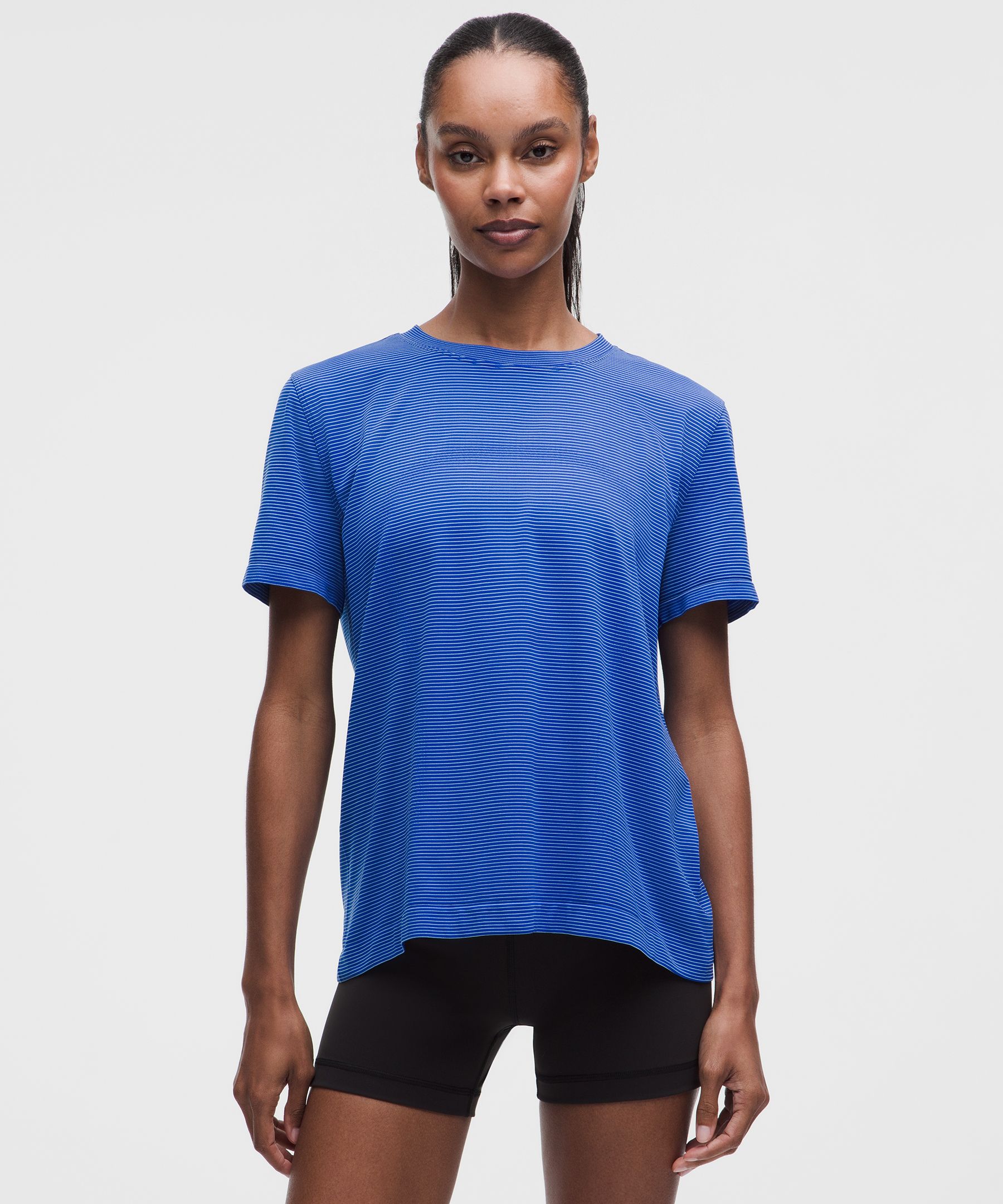Swiftly Relaxed Short-Sleeve Shirt Hip Length *Updated Fit