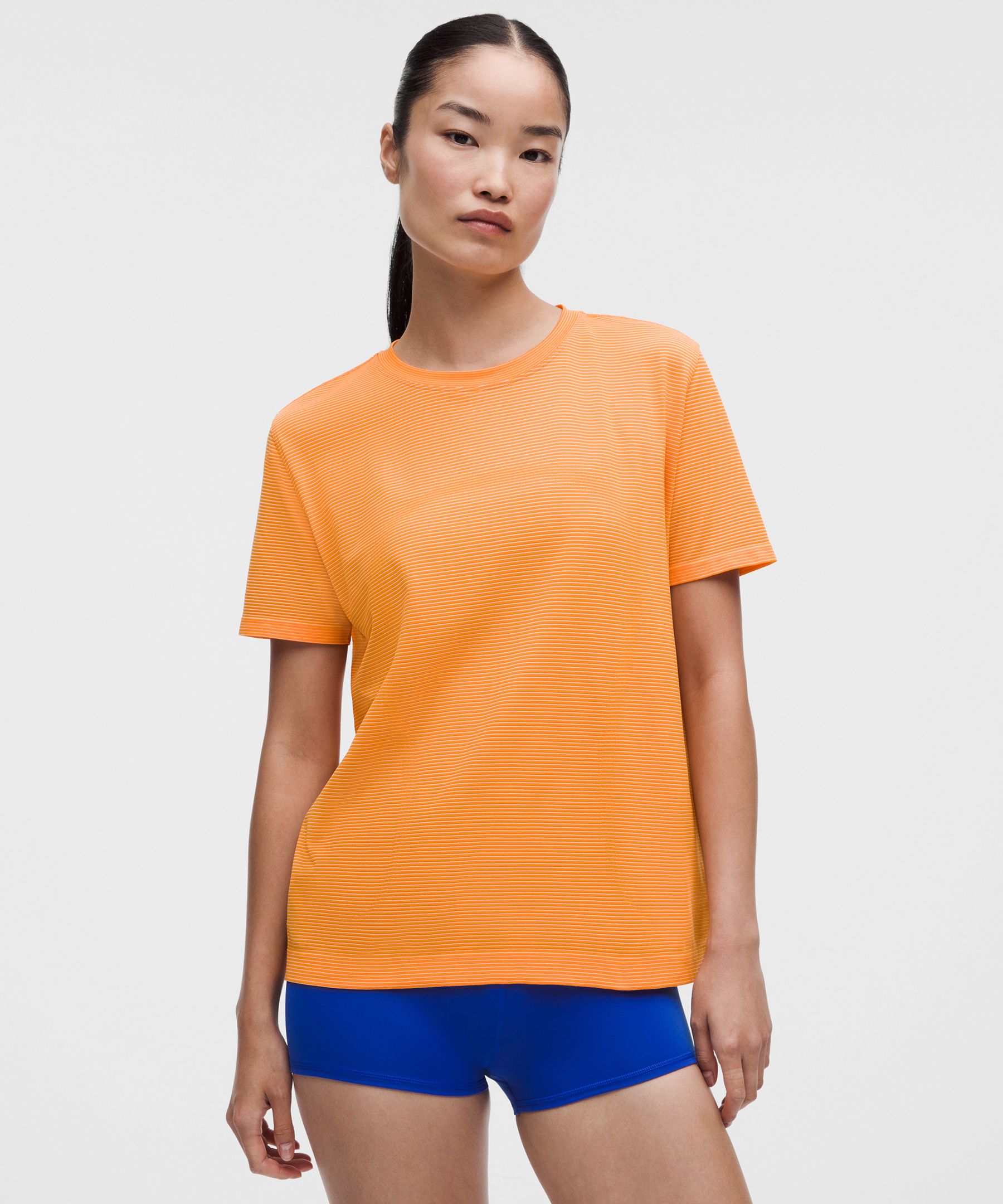 Swiftly Relaxed Short-Sleeve Shirt Hip Length *Updated Fit