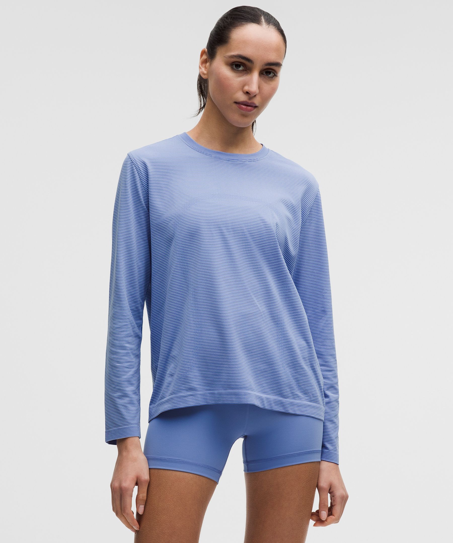Swiftly Relaxed Long-Sleeve Shirt Hip Length 