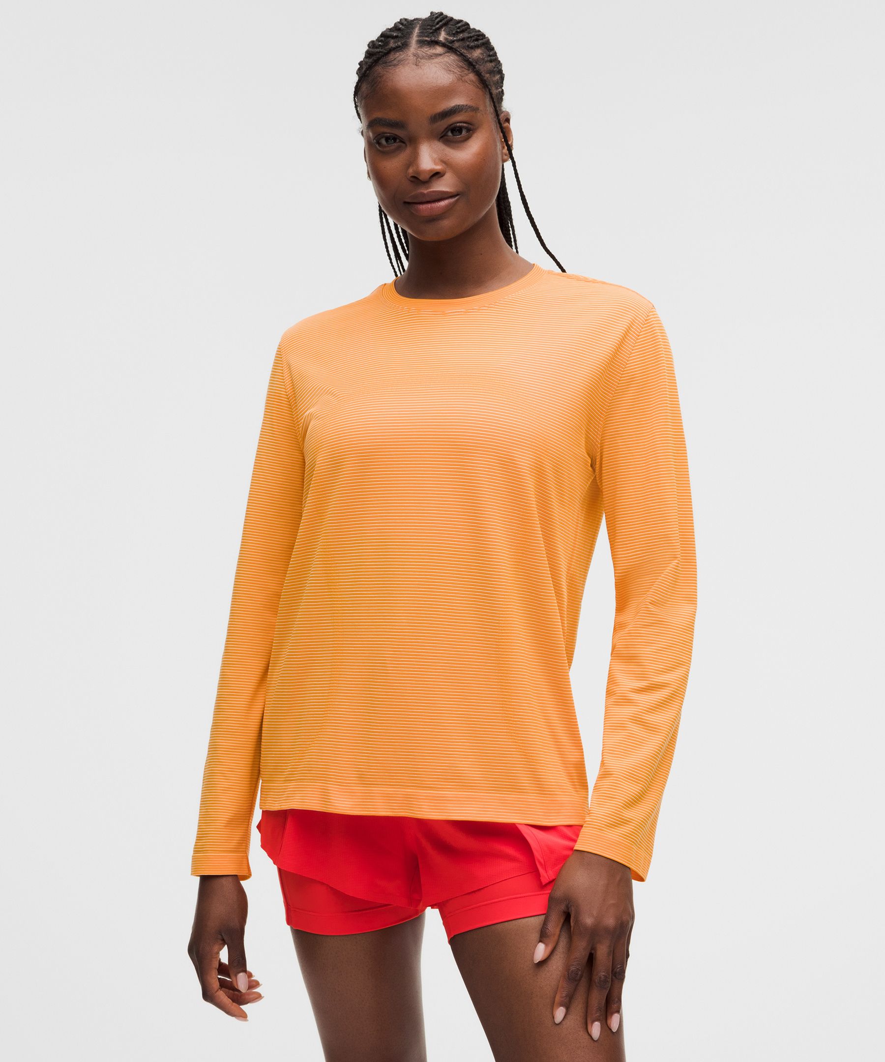Swiftly Relaxed Long-Sleeve Shirt Hip Length *Updated Fit