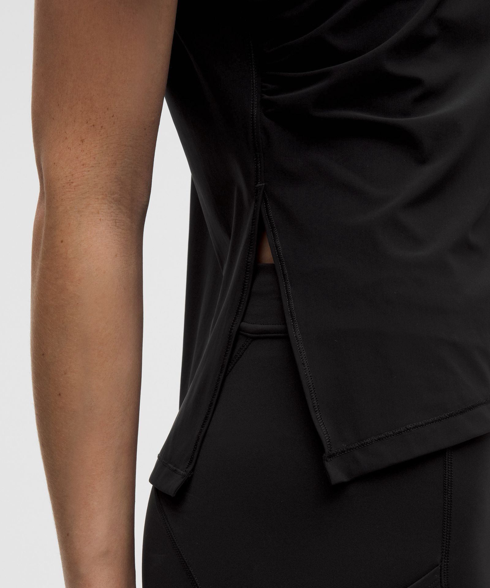 Женская беговая футболка Lululemon Side-Ruched с коротким рукавом — фото 5