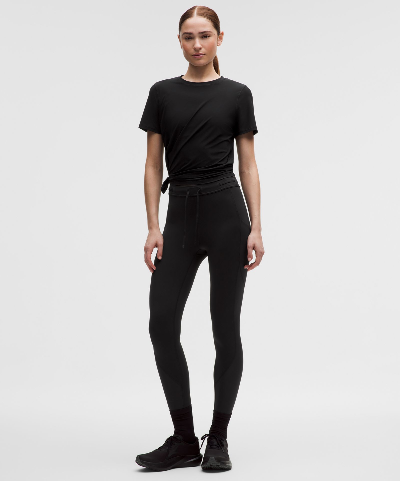 Женская беговая футболка Lululemon Side-Ruched с коротким рукавом — фото 6