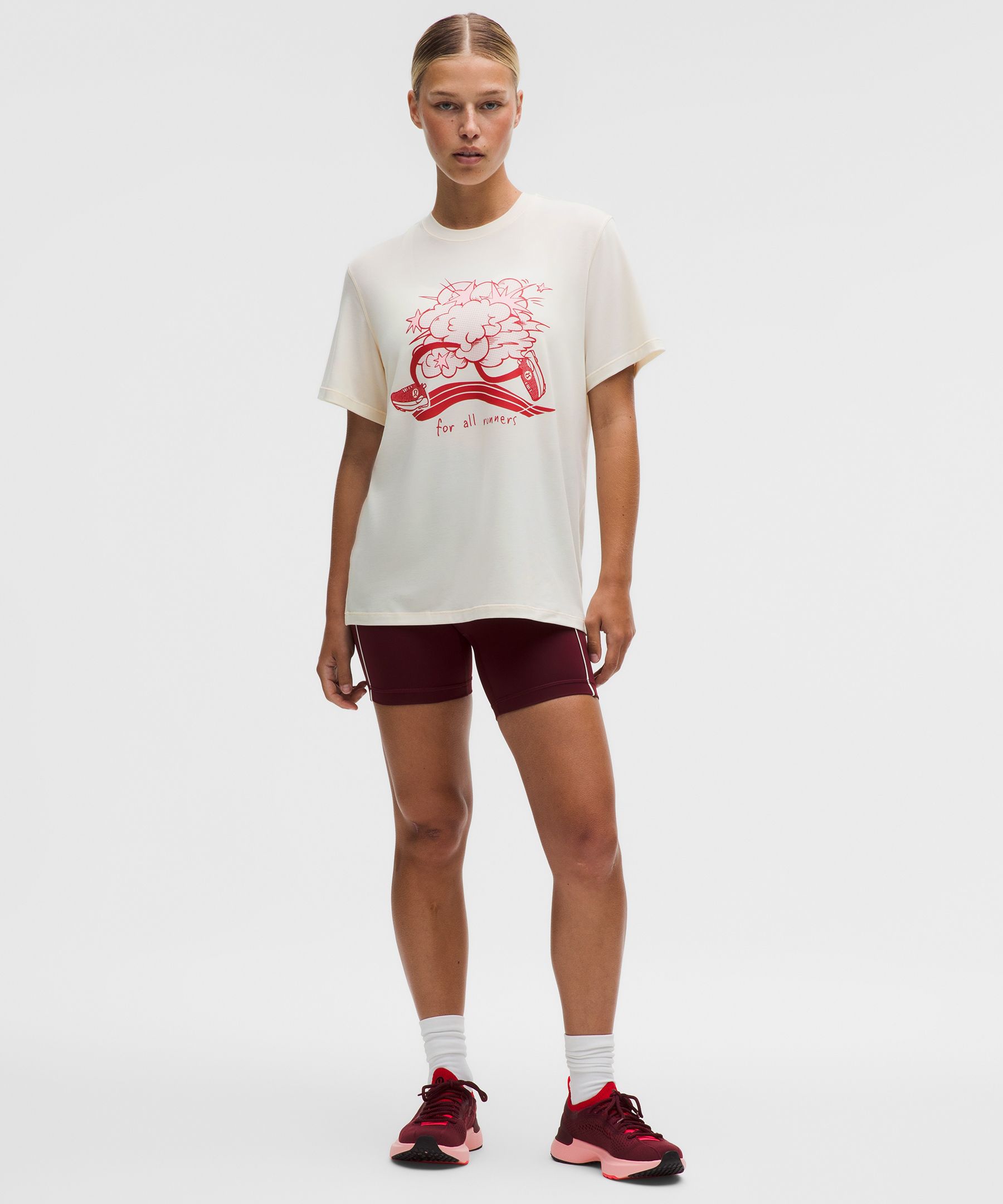 Jersey Training Short-Sleeve Shirt *Run With Us