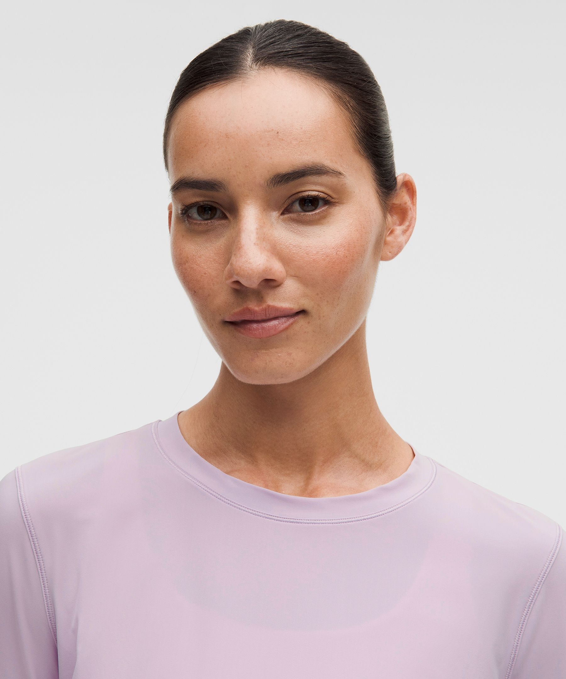 UV-Protective Side Ruched Running Long Sleeve