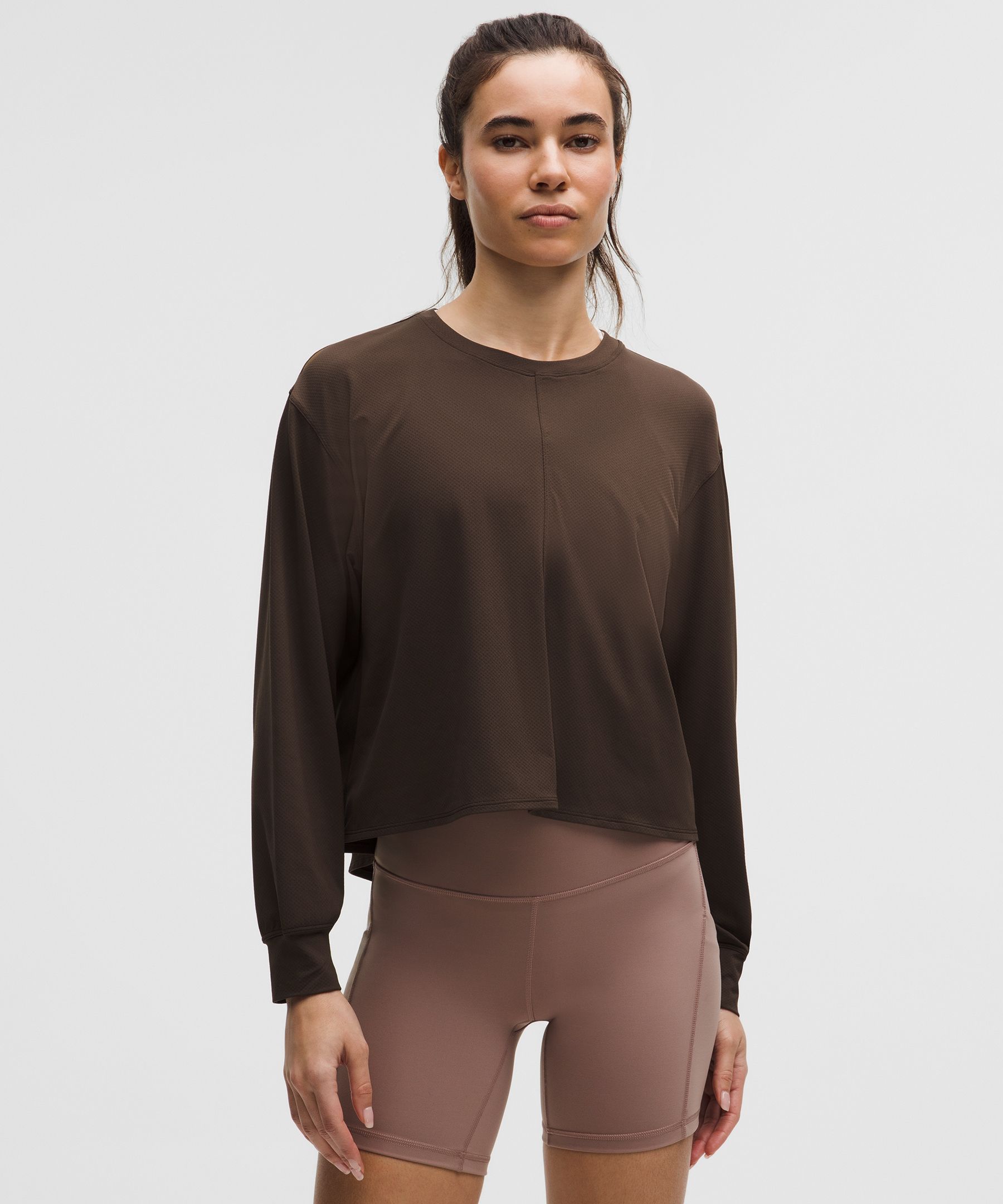 メッシュパネル ランニ ング長袖　lululemon ルルレモン メッシュパネル ランニング長袖シャツ | ロングスリーブ | Lululemon JP