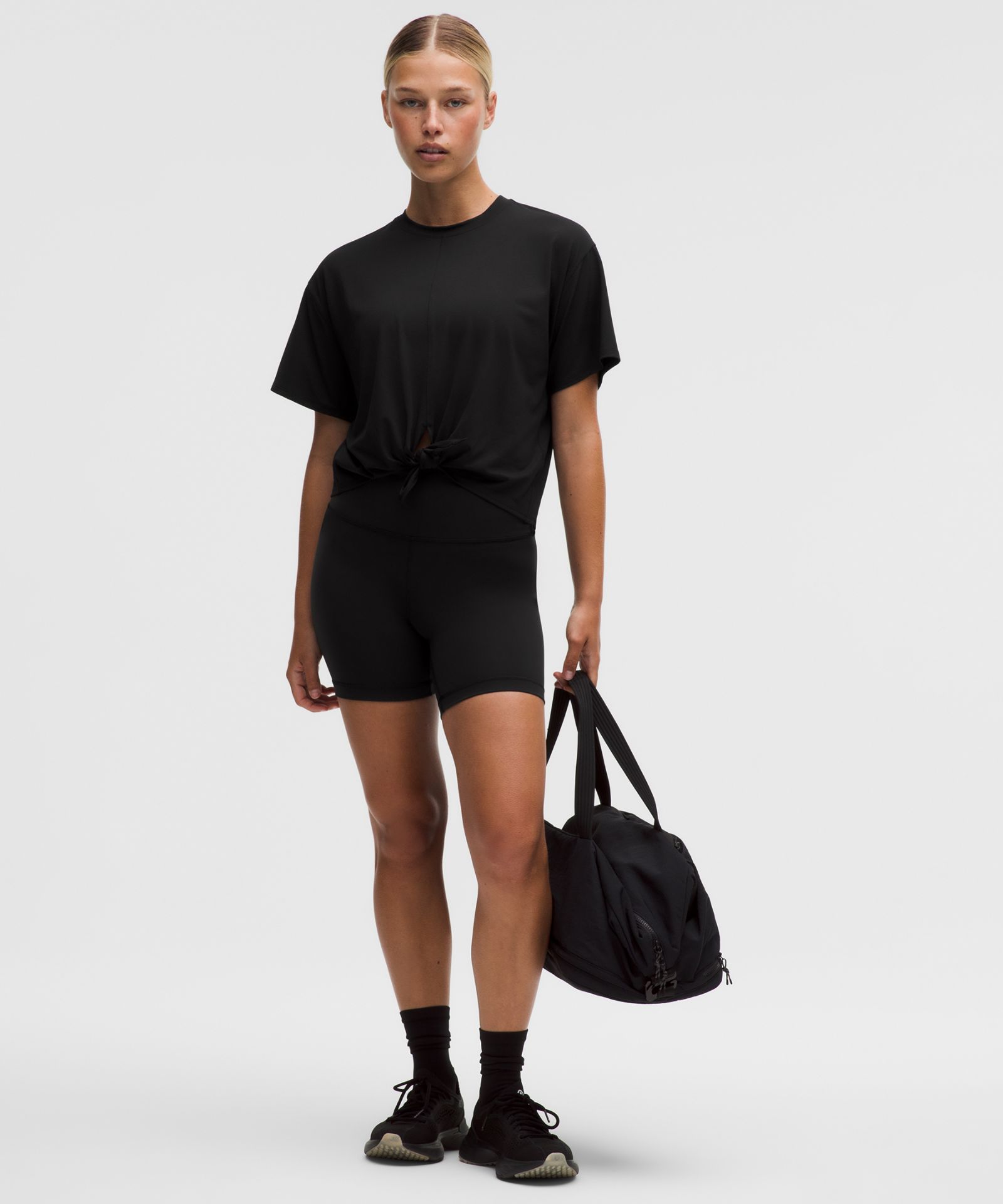 Женская футболка Lululemon All-Sport с завязками спереди — фото 2