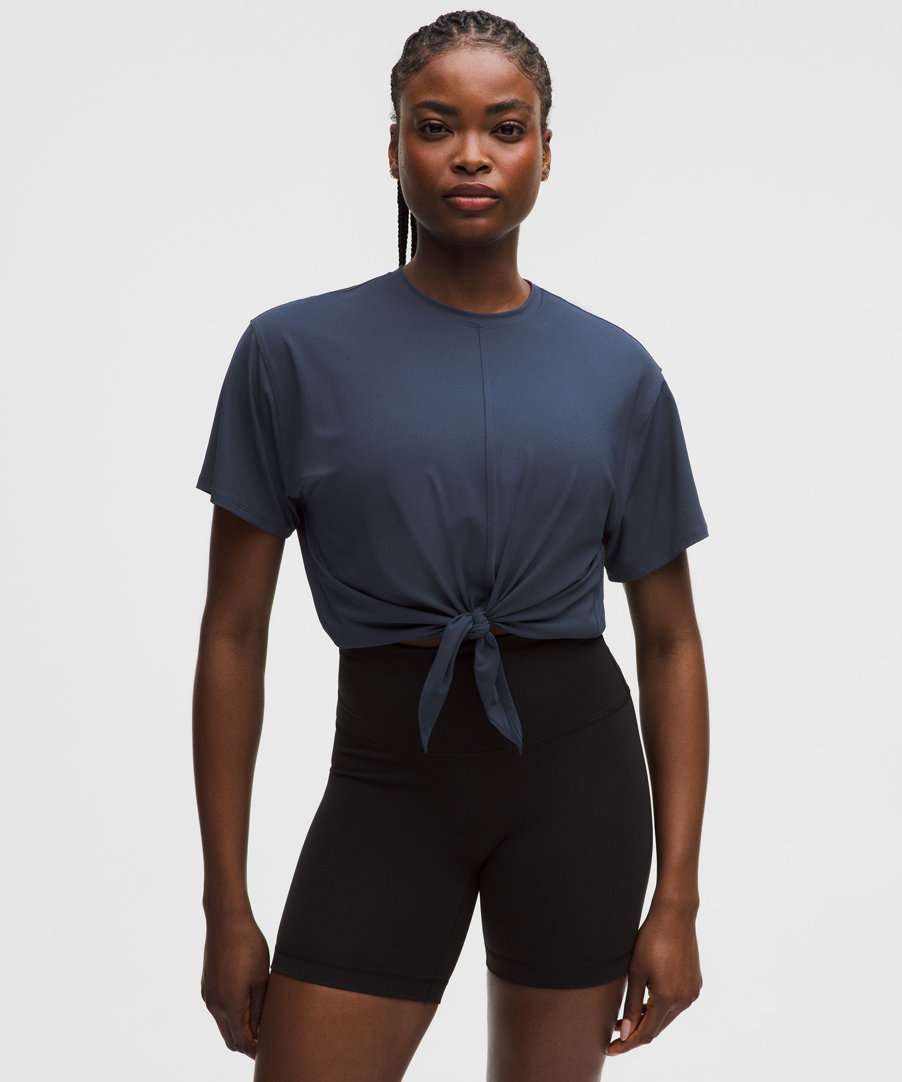 All-Sport Tie-Front Short-Sleeve Shirt