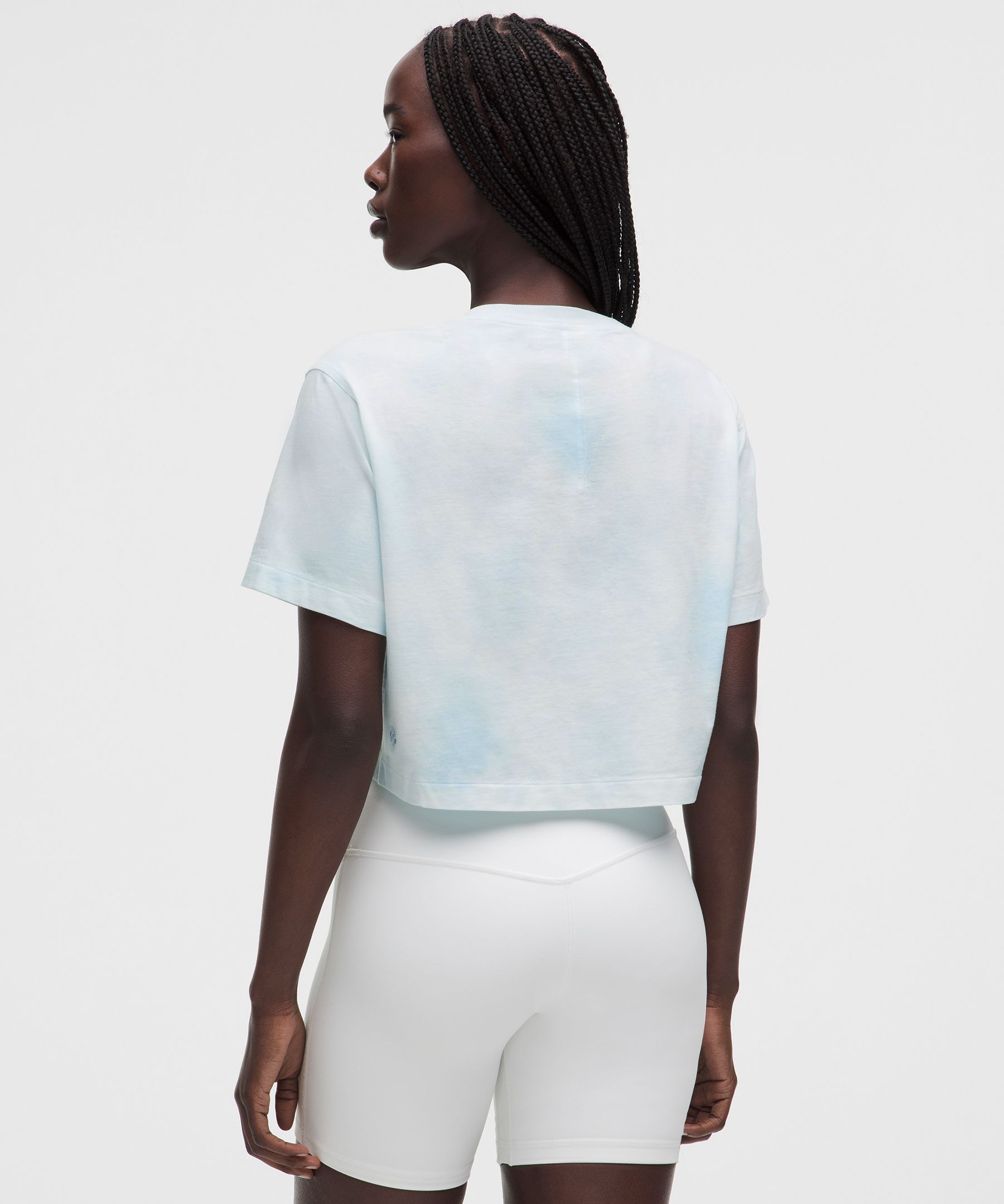 All Yours Organic Cotton-Blend Cropped T-Shirt