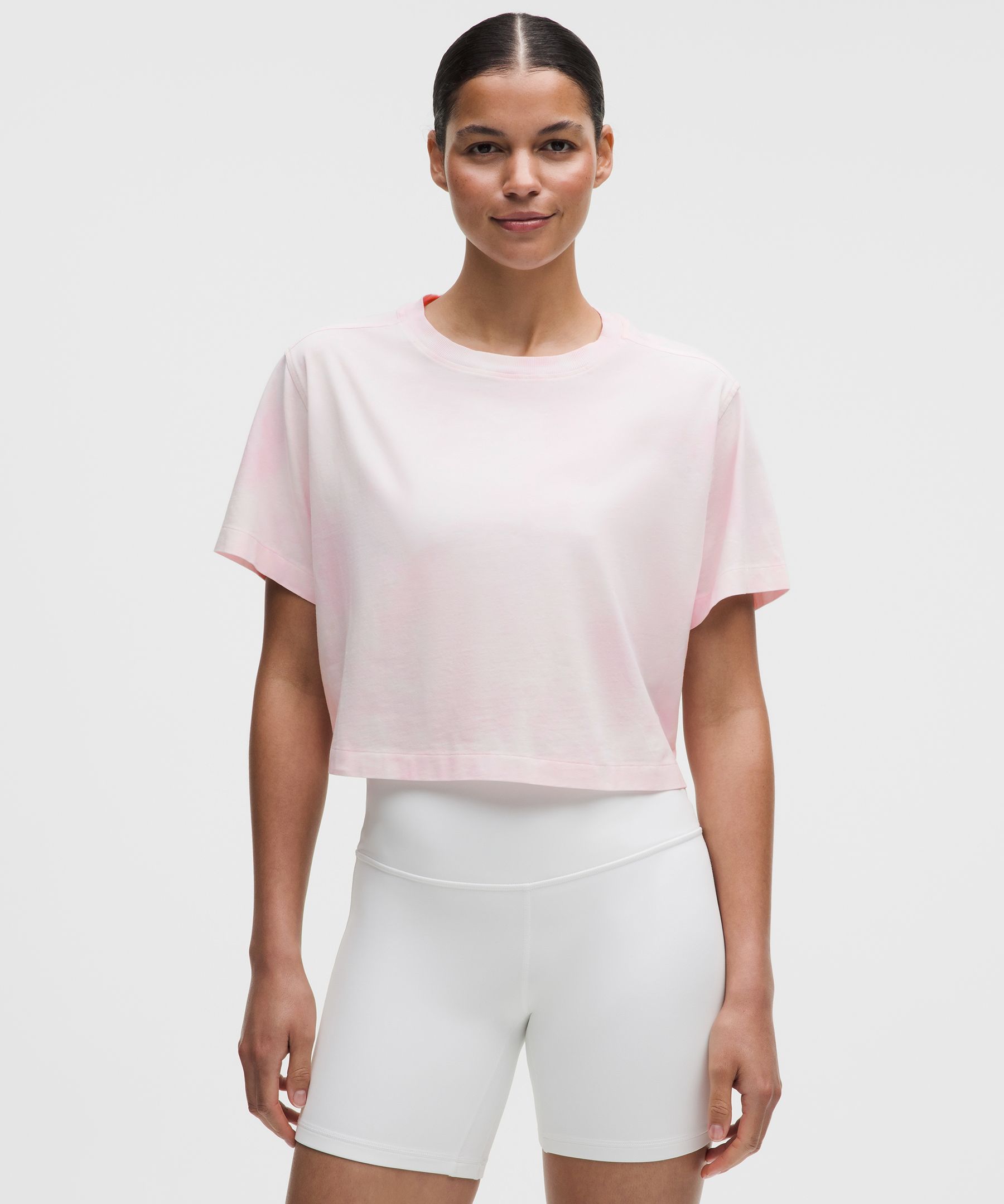 Playera All Yours cropped de algod&oacute;n org&aacute;nico 