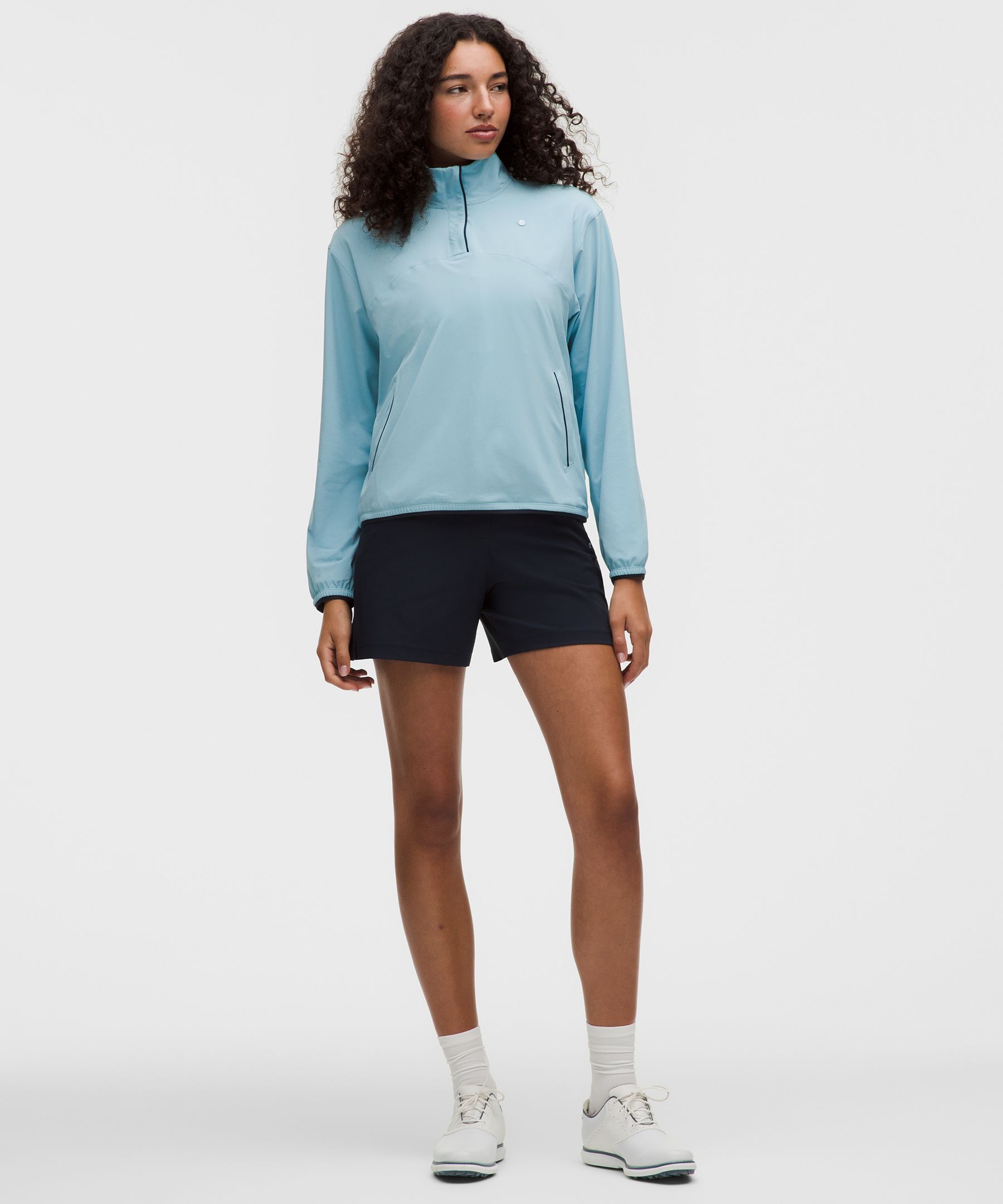 Sweat demi-zipp&eacute; l&eacute;ger avec protection UV