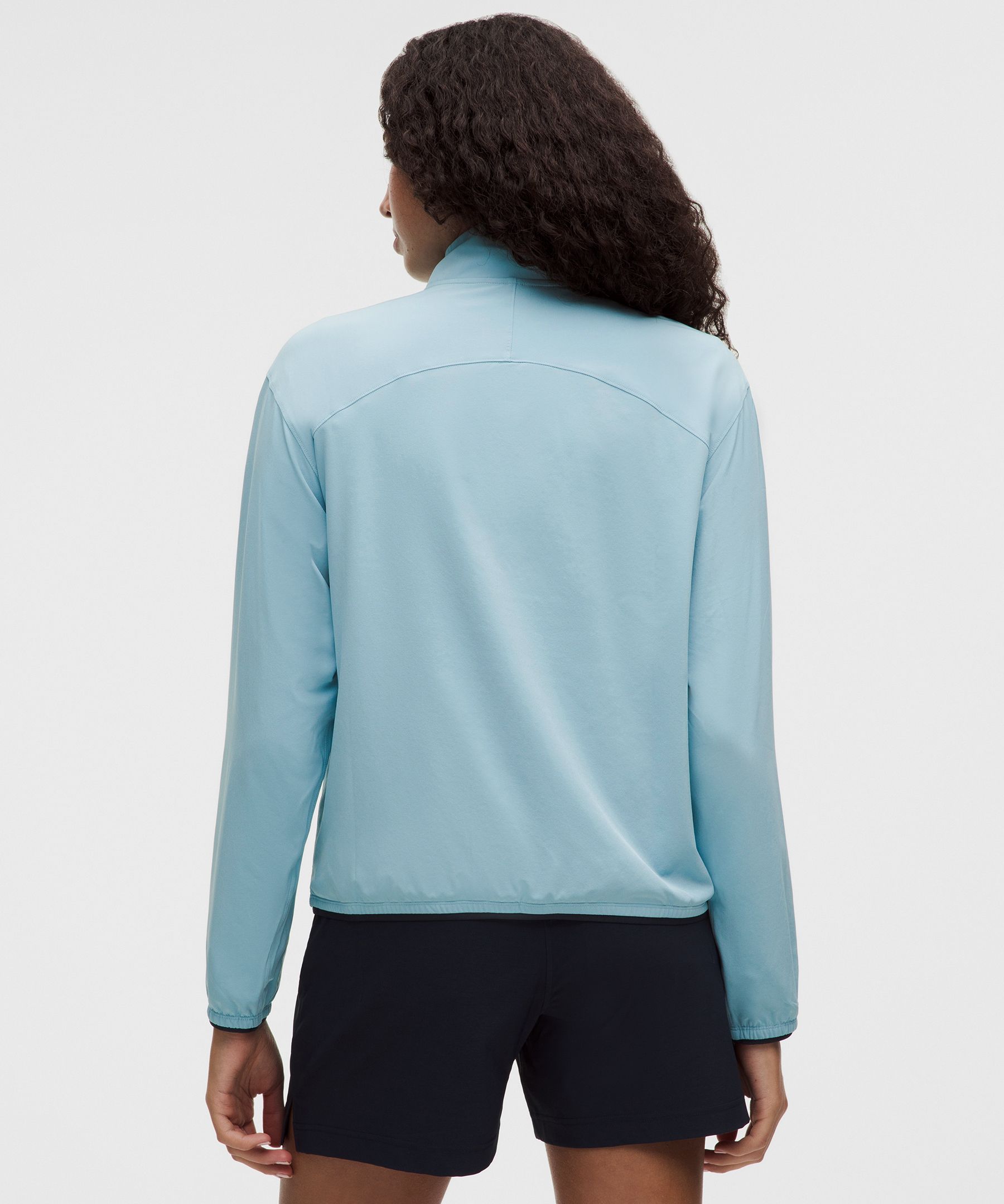 Sweat demi-zipp&eacute; l&eacute;ger avec protection UV