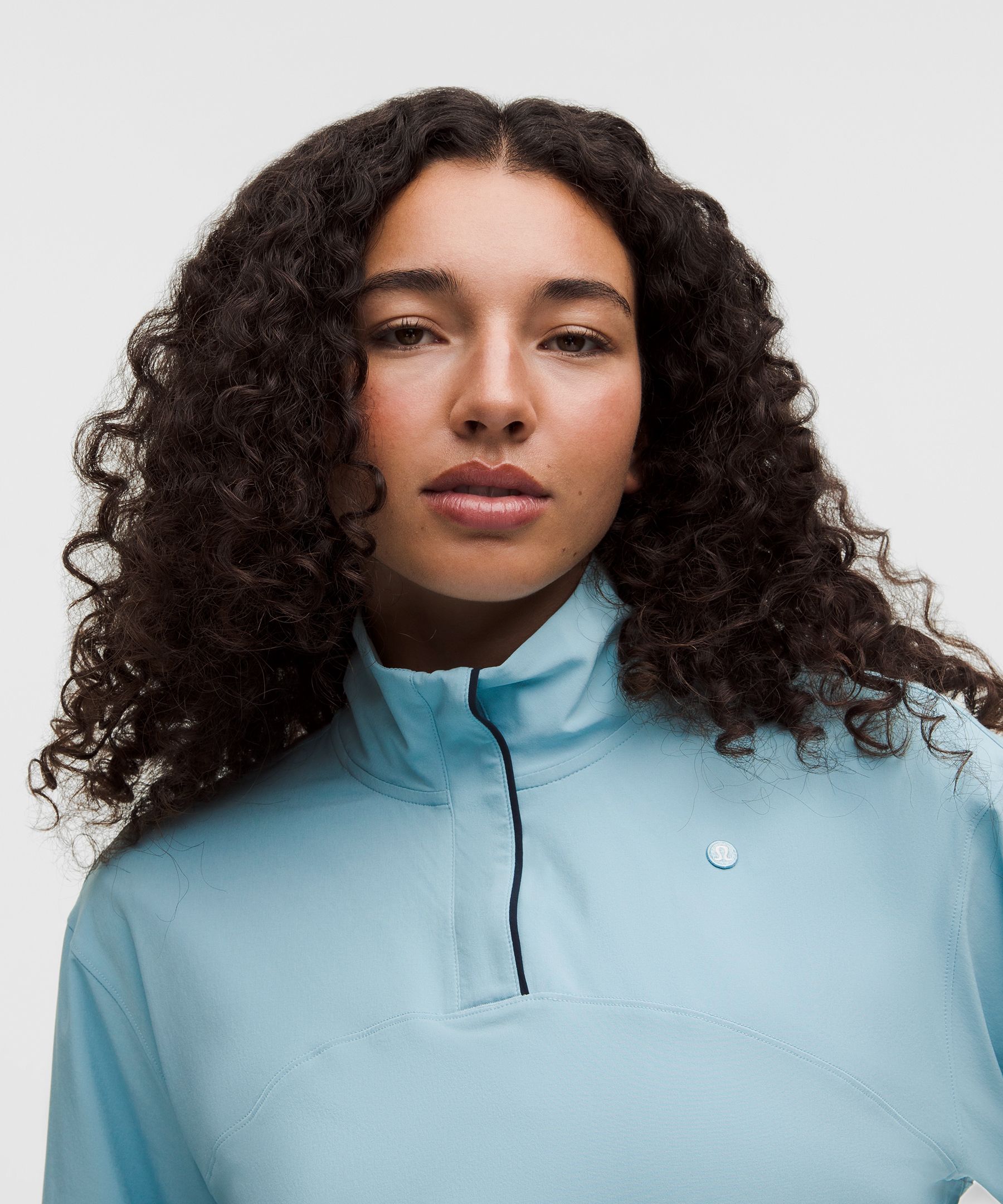 Sweat demi-zipp&eacute; l&eacute;ger avec protection UV