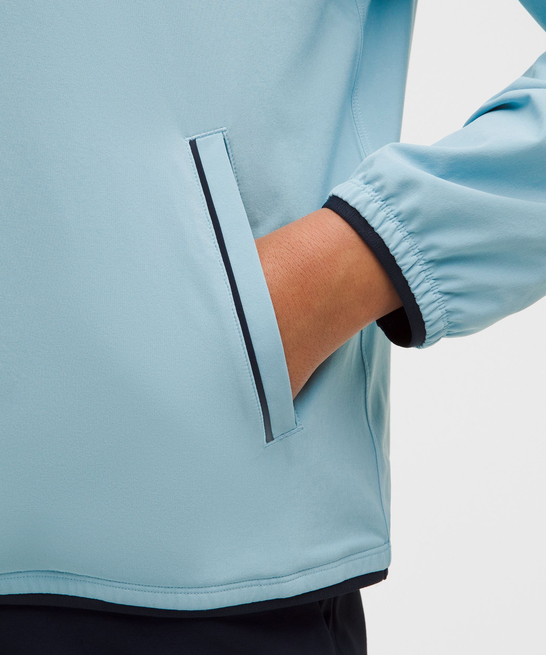 Sweat demi-zipp&eacute; l&eacute;ger avec protection UV