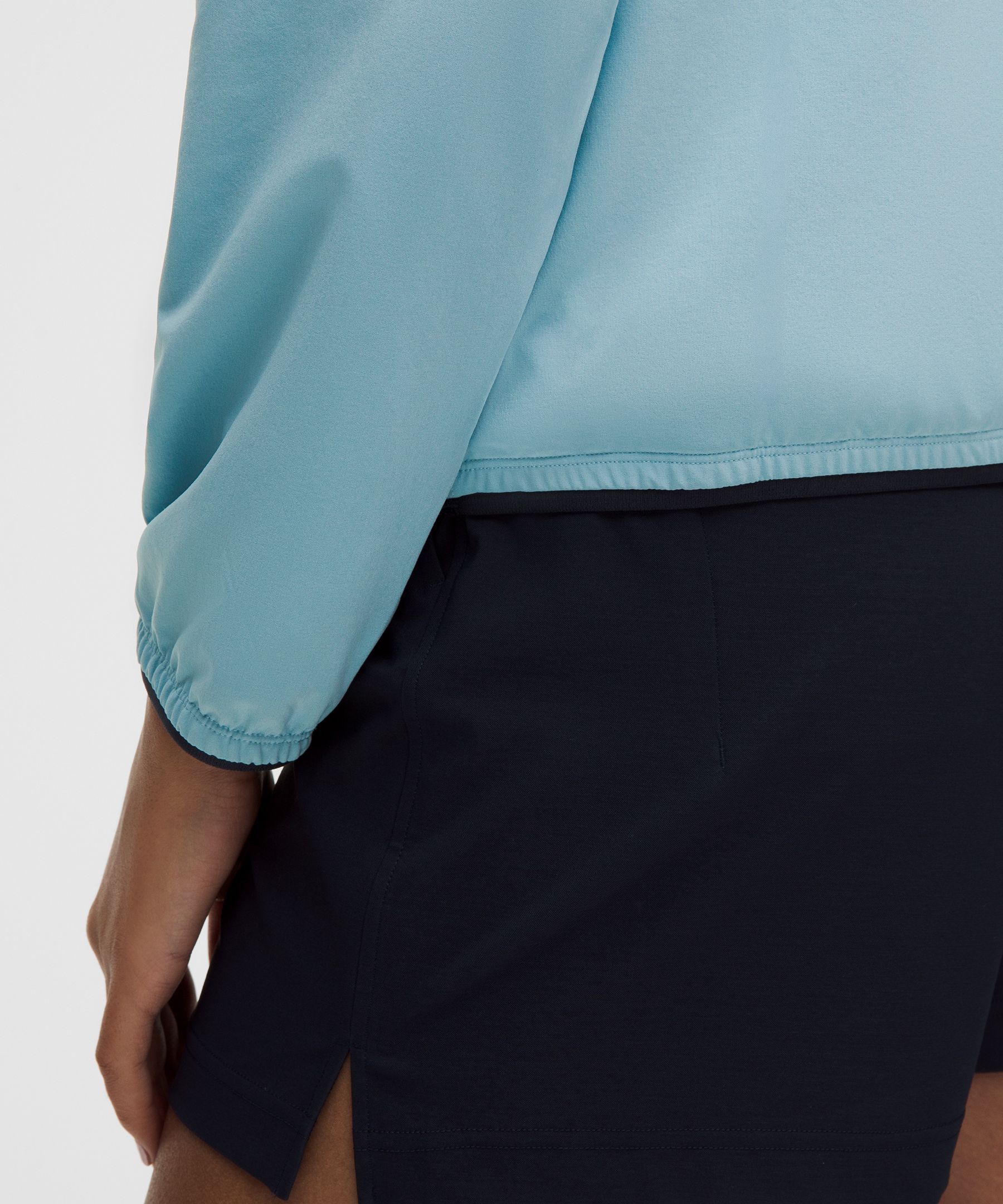 Sweat demi-zipp&eacute; l&eacute;ger avec protection UV