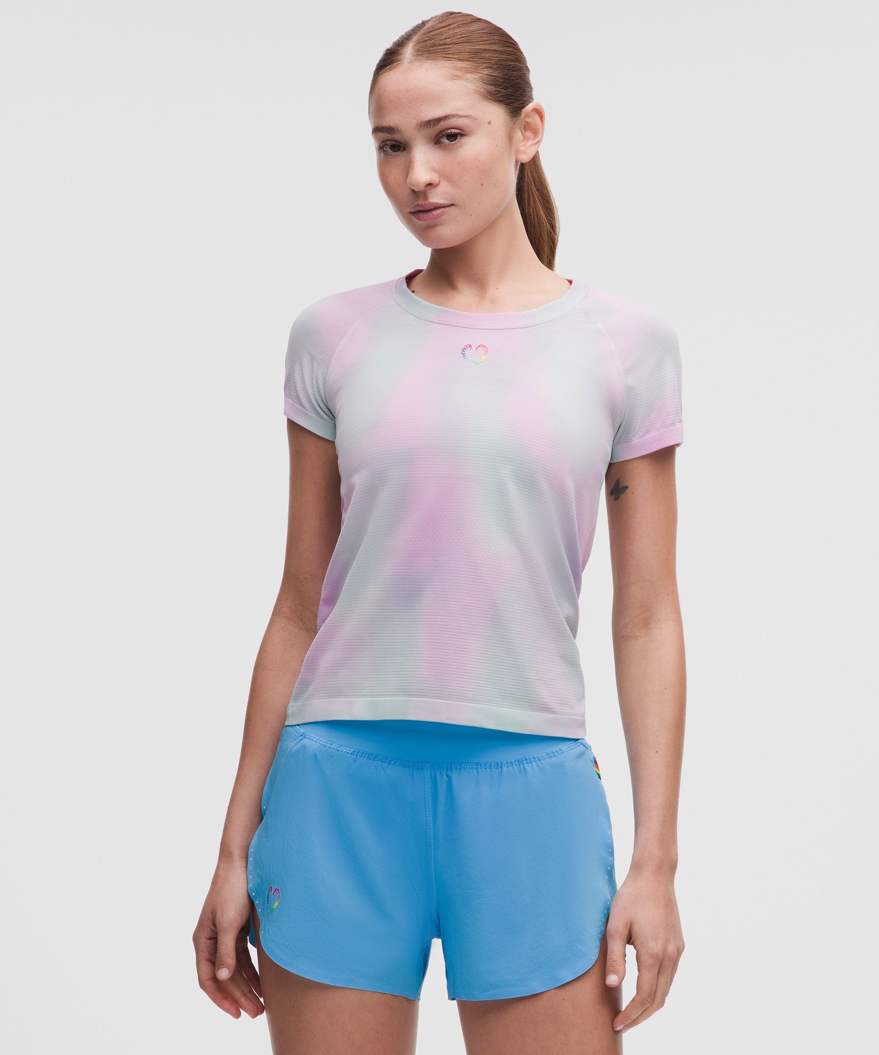 Swiftly Tech Short-Sleeve Shirt 2.0 Waist Length *Pride