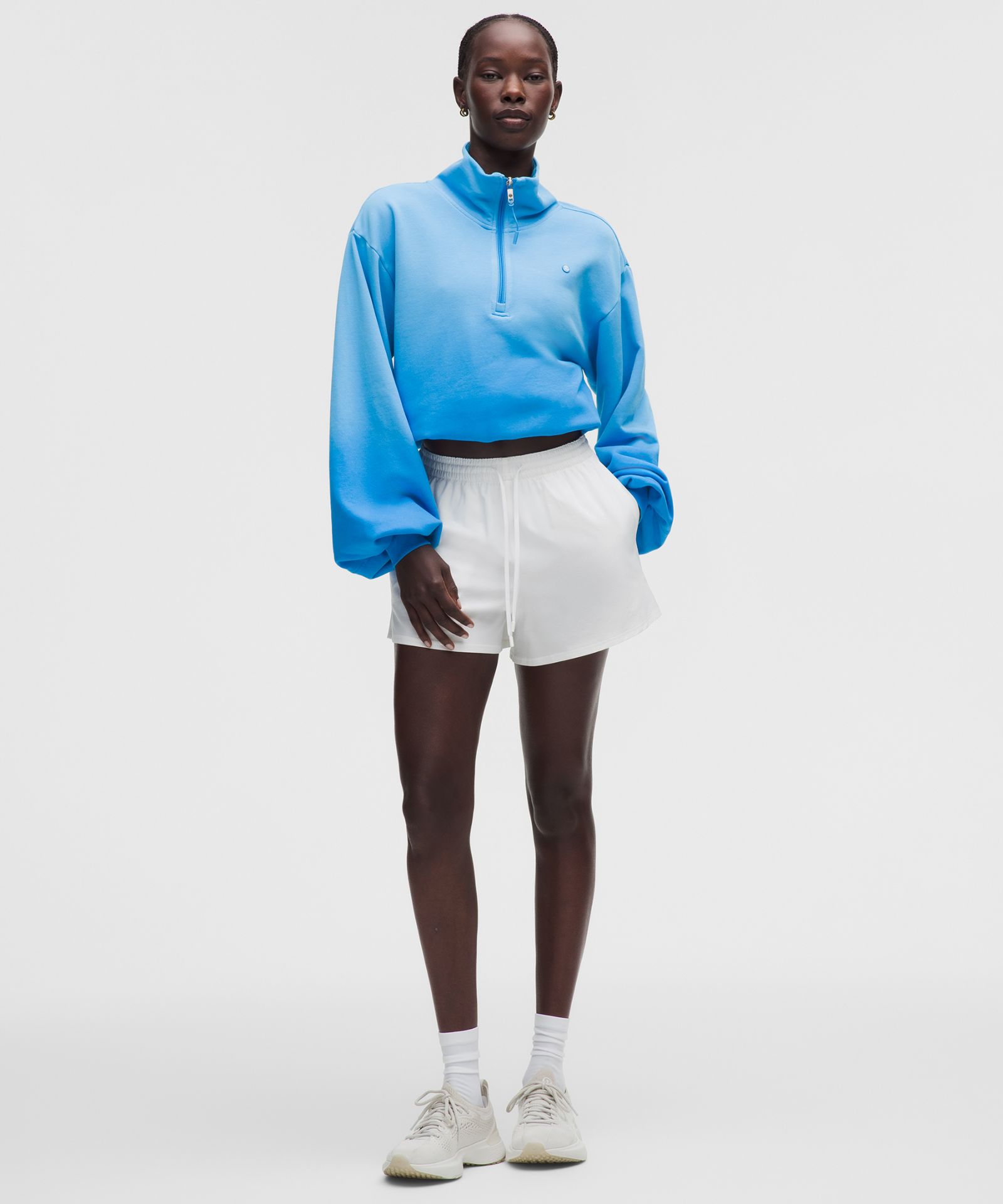 Женская теннисная кофта Lululemon Cotton Terry на молнии — фото 2