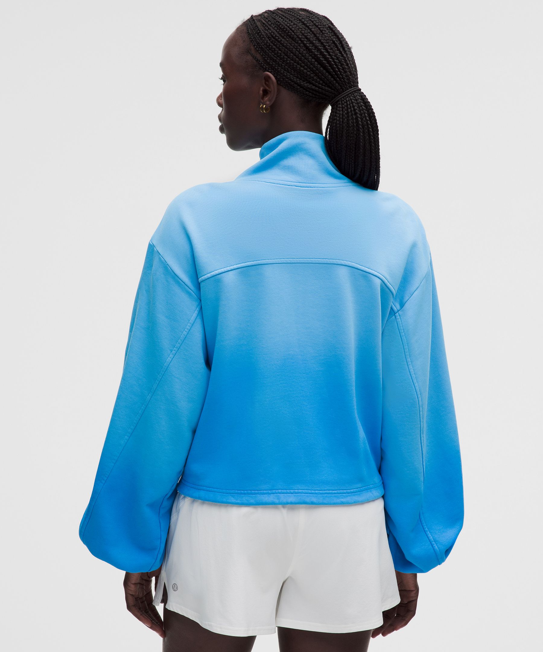Cotton Terry Tennis Half Zip *Wash