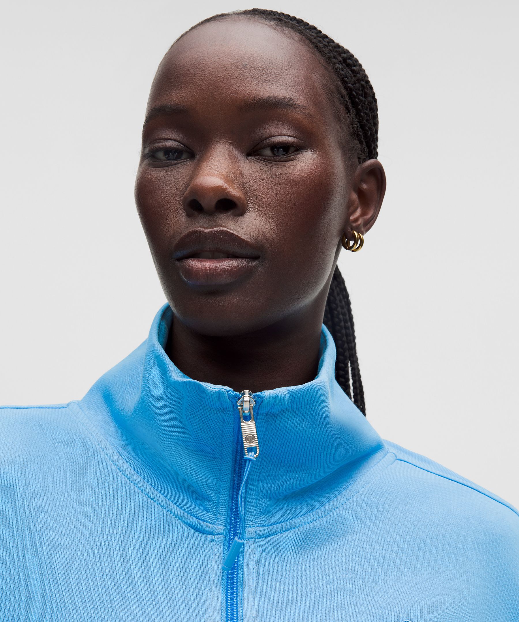 Cotton Terry Tennis Half Zip *Wash