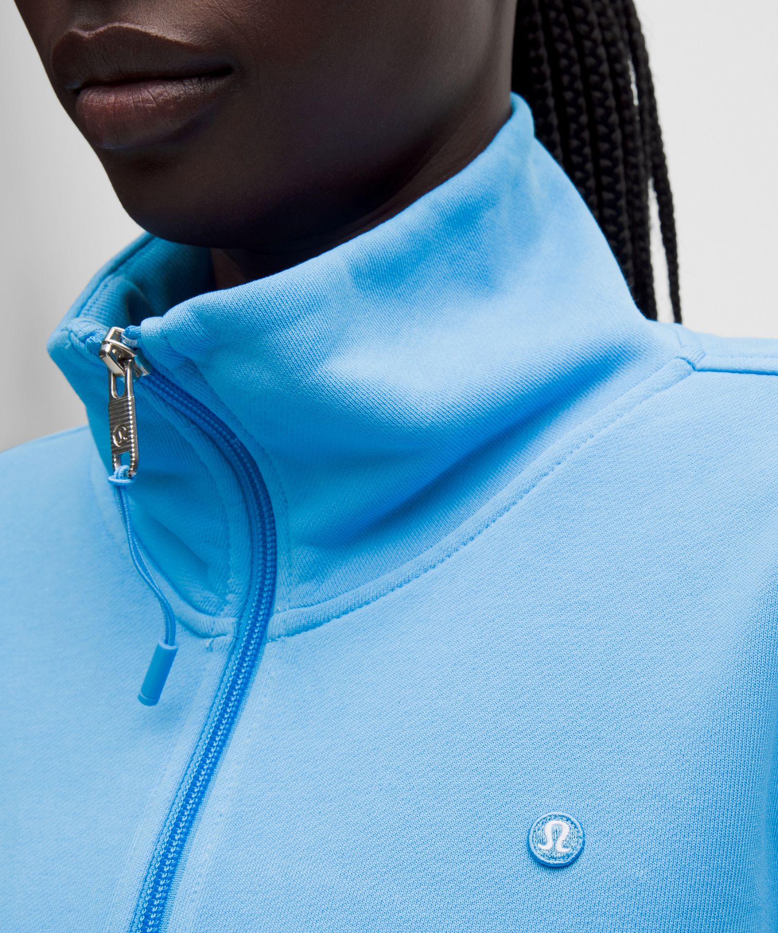 Женская теннисная кофта Lululemon Cotton Terry на молнии — фото 5