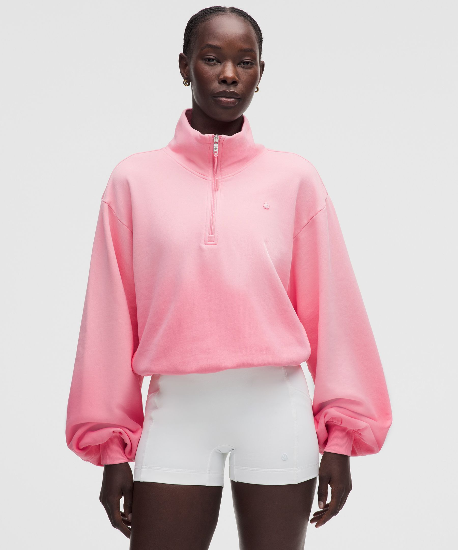 Cotton Terry Tennis Half Zip 