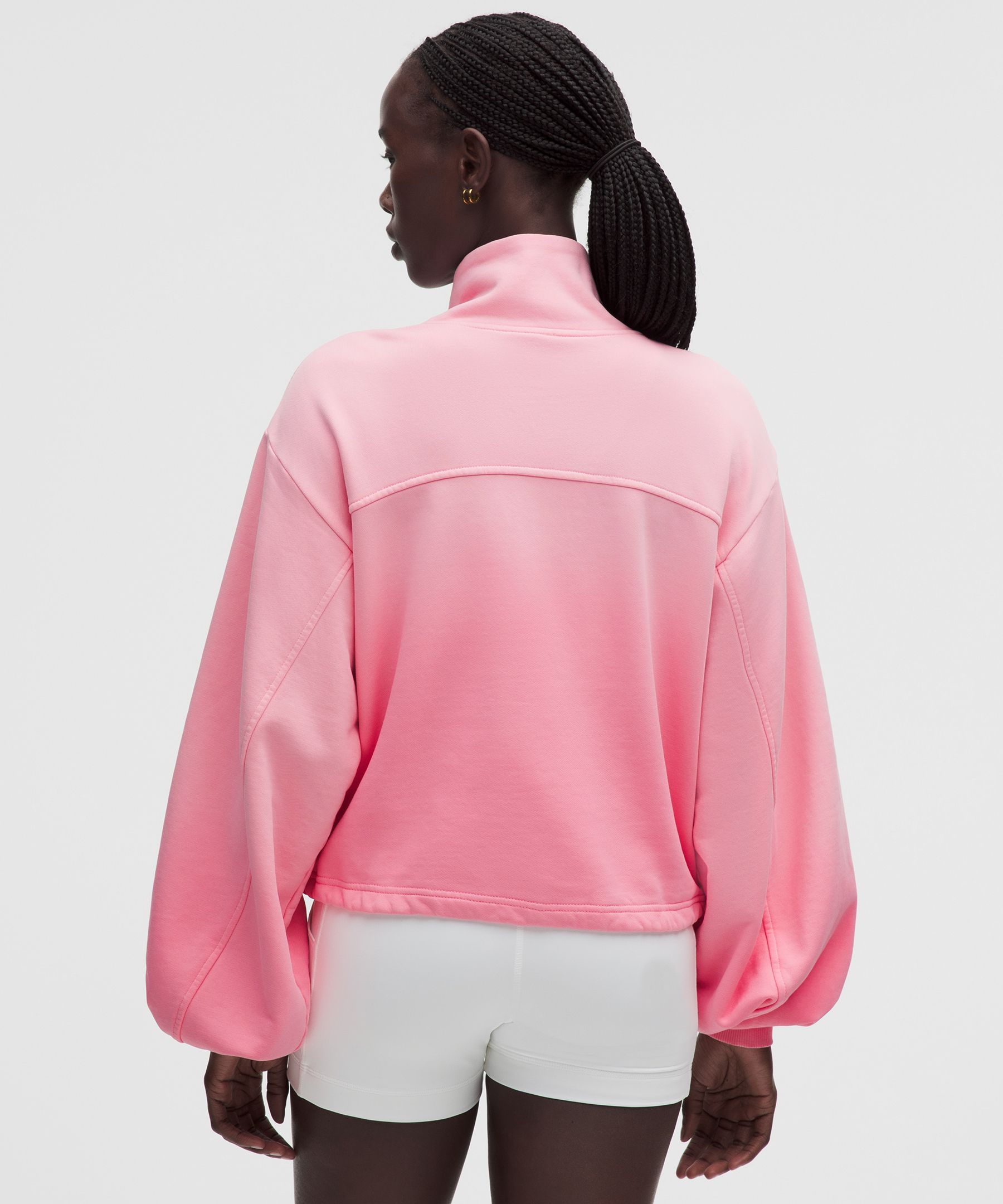 Cotton Terry Tennis Half Zip *Wash