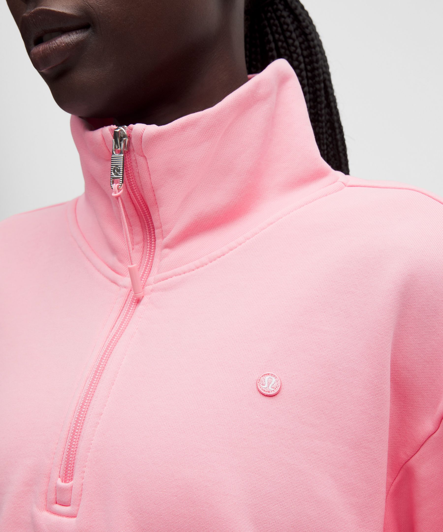 Cotton Terry Tennis Half Zip *Wash