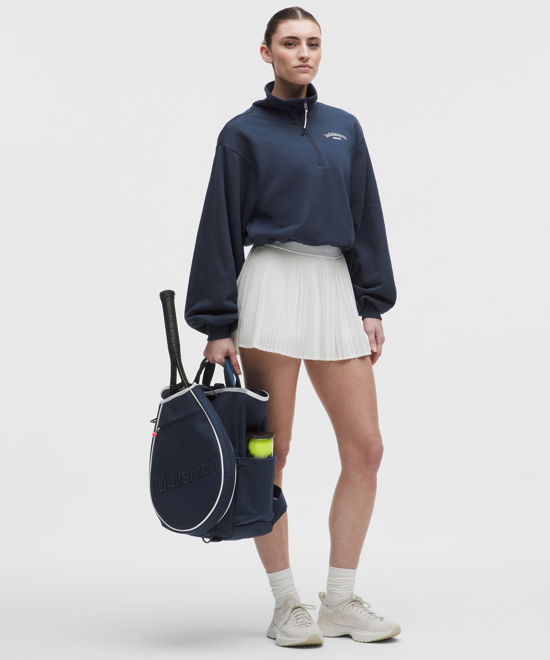 Cotton Terry Tennis Half Zip *Deuce