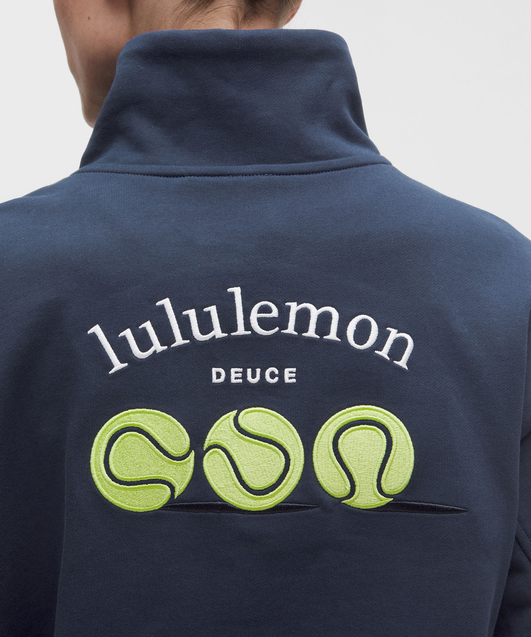 Cotton Terry Tennis Half Zip *Deuce