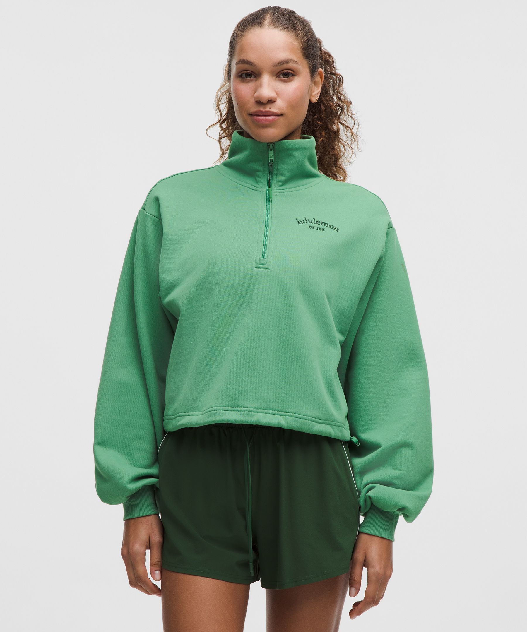 Cotton Terry Tennis Half Zip 