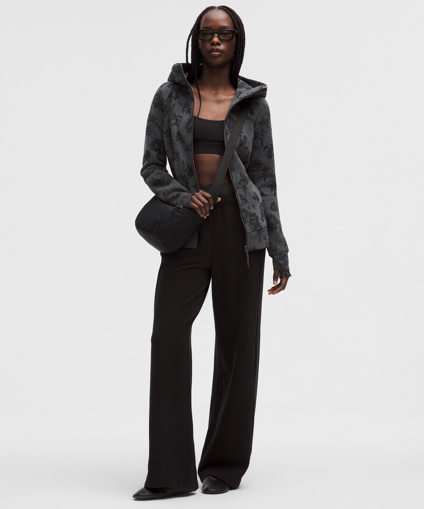 Lululemon Scuba Full-zip Hoodie In Gray