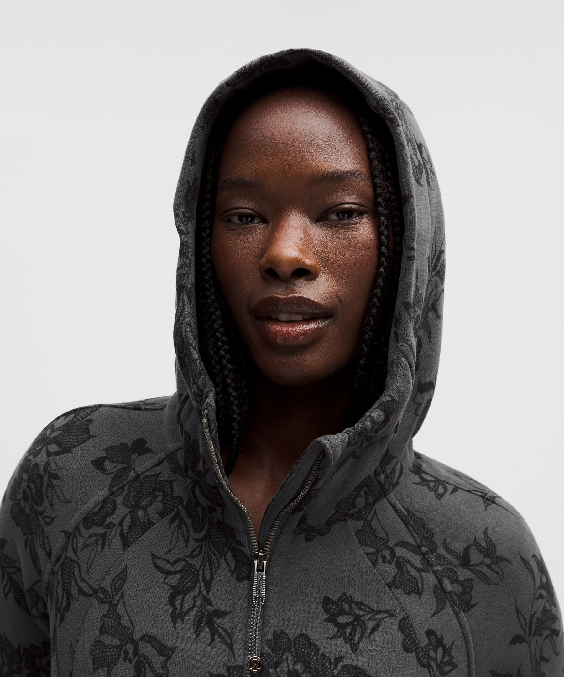 Lululemon Scuba Full-zip Hoodie In Gray