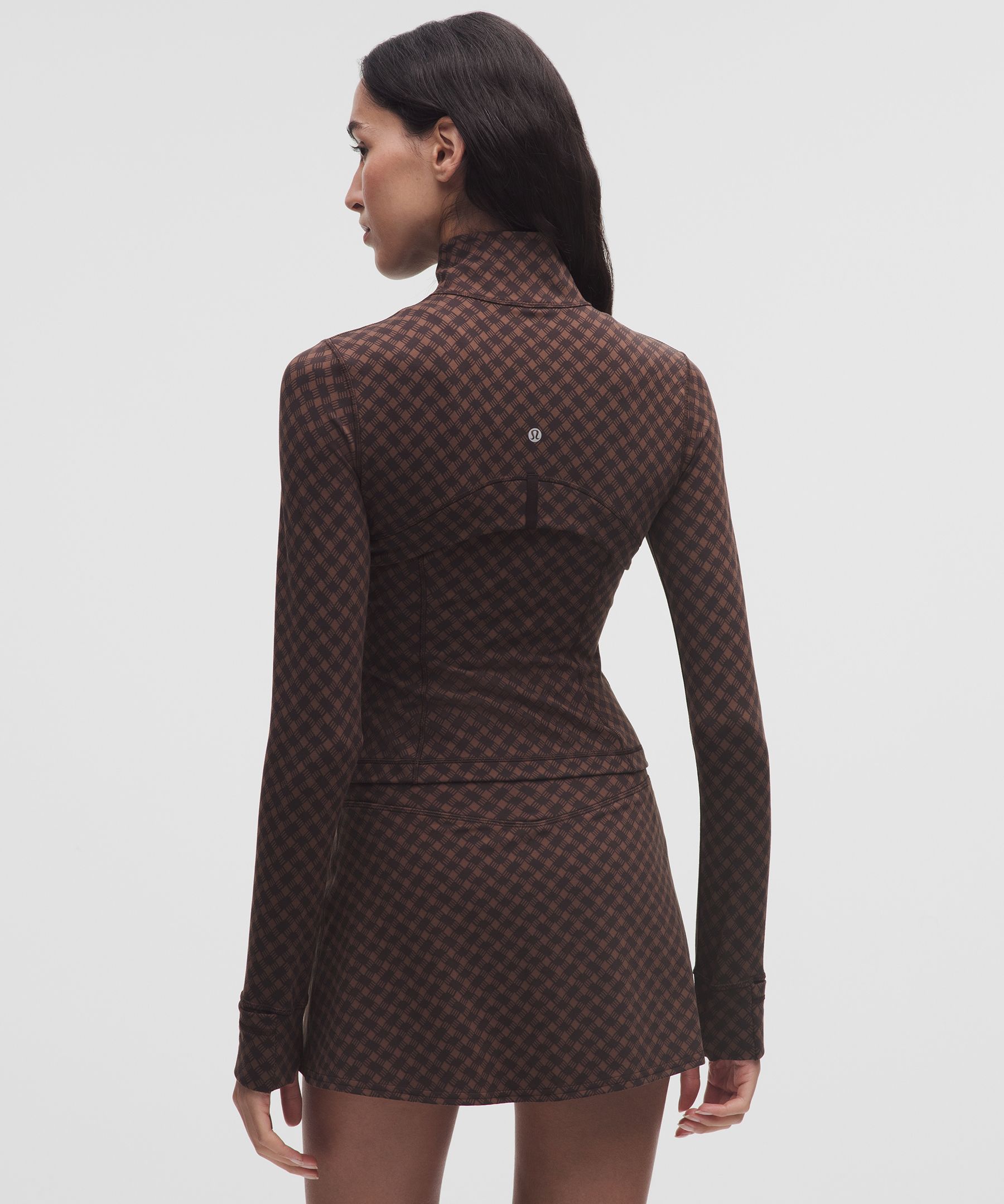 Lululemon Define Cropped Jacket In Brown