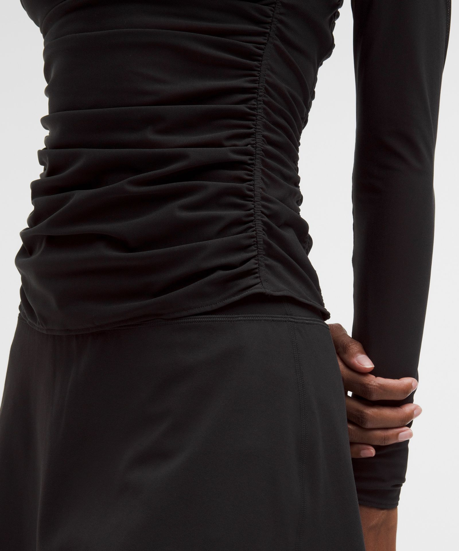 Lululemon Mesh Ruched Long-Sleeve Shirt — фото 2