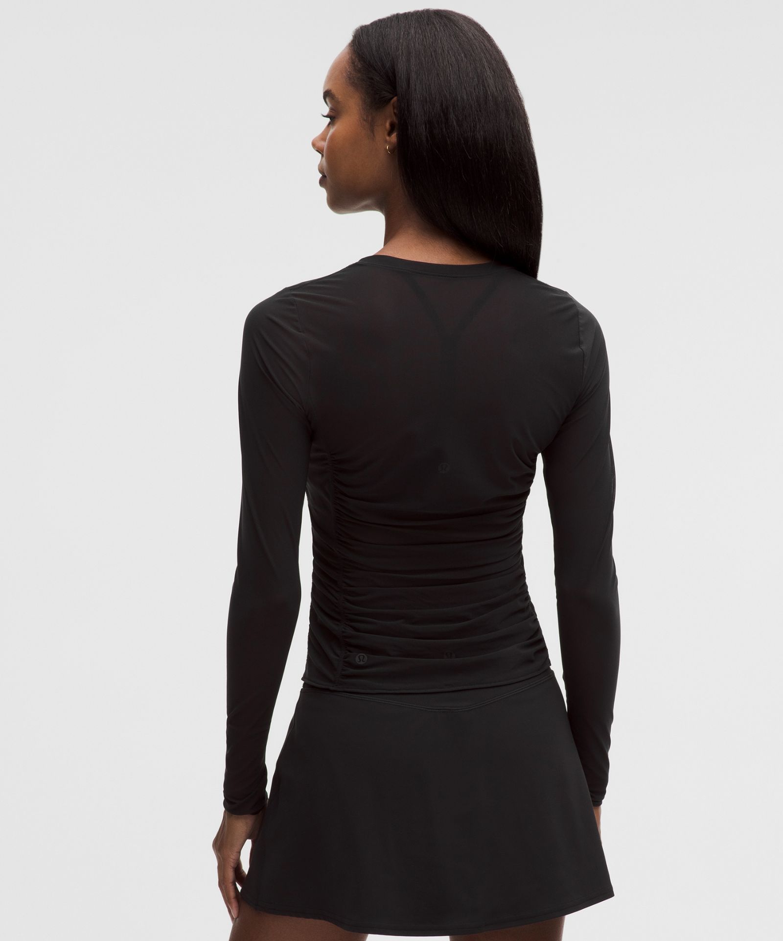 Lululemon Mesh Ruched Long-Sleeve Shirt — фото 3