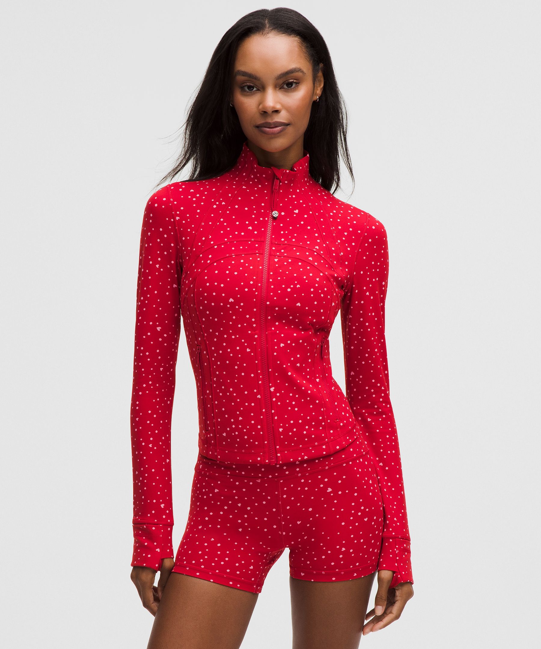 lululemon – Women’s Define Cropped Jacket Nulu – Color Red – Size 4