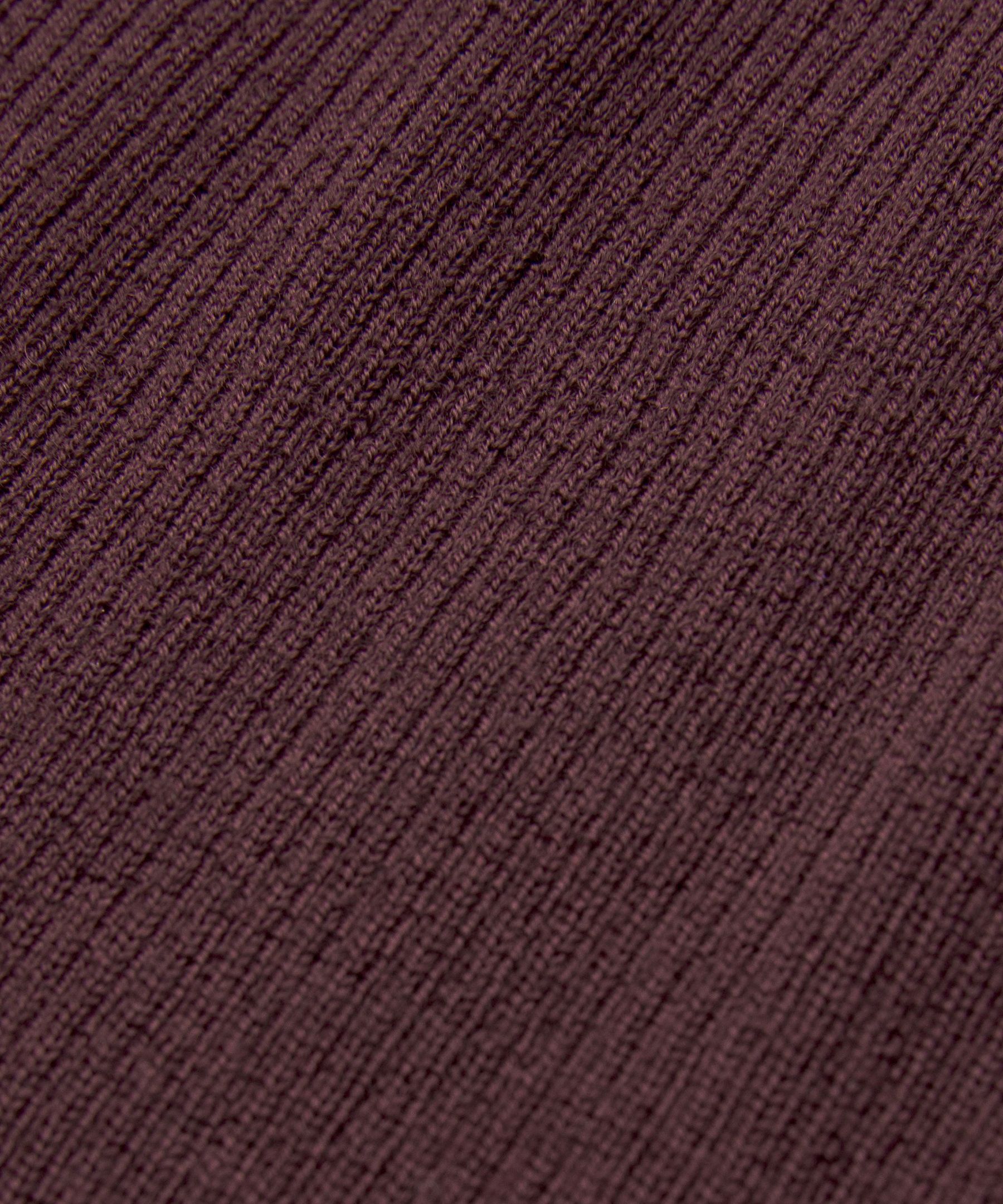 Lululemon Ribbed Merino-blend Turtleneck Sweater In Burgundy