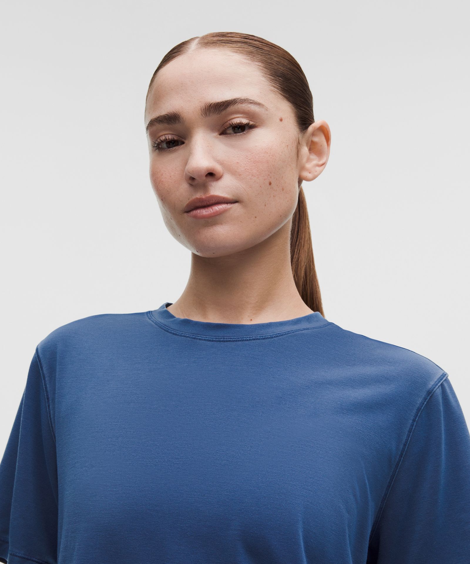 Женская рубашка с коротким рукавом Lululemon EasySet — фото 4