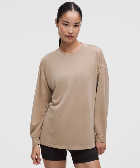 Женский лонгслив Lululemon EasySet Relaxed-Fit