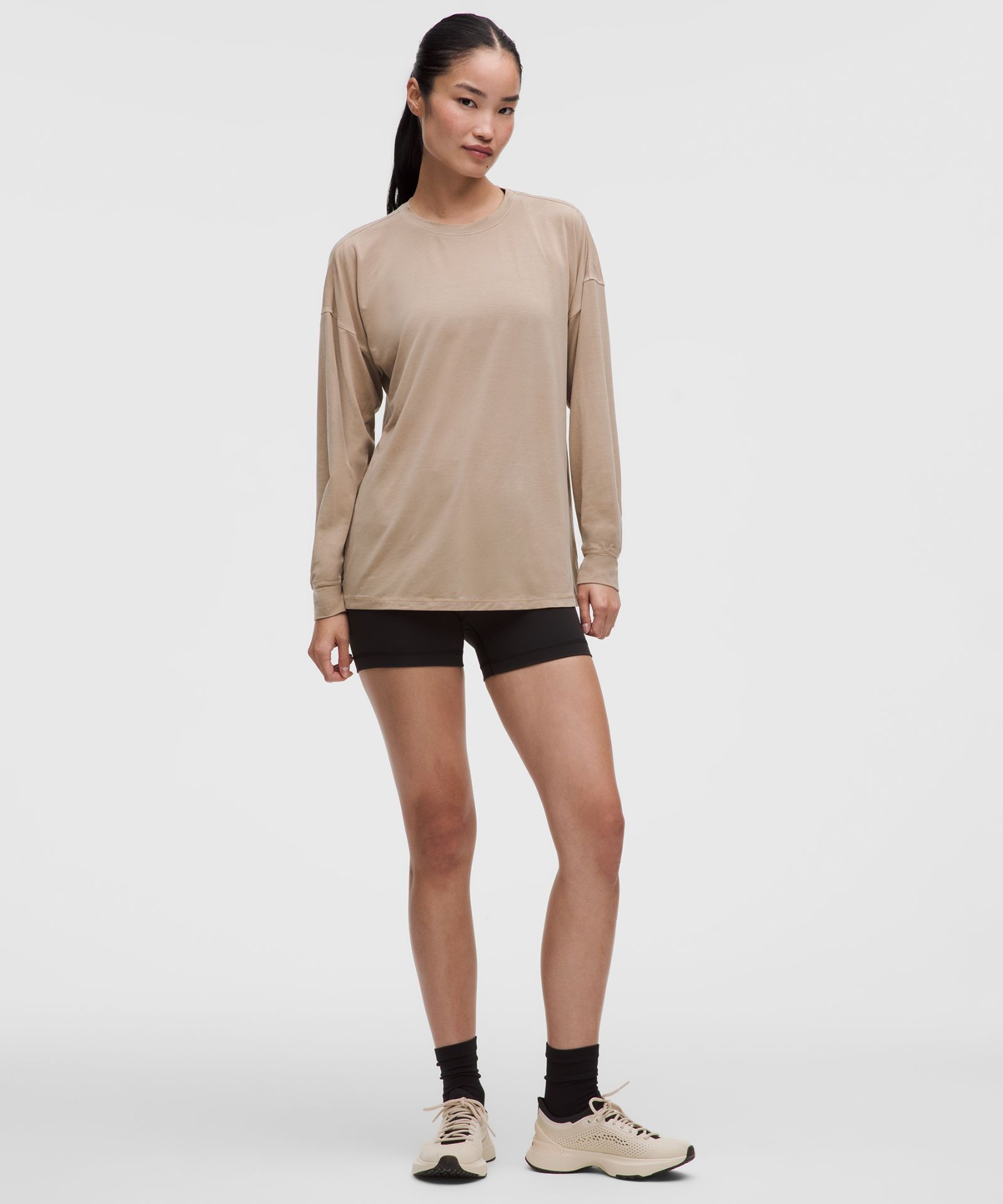 Женский лонгслив Lululemon EasySet Relaxed-Fit — фото 2