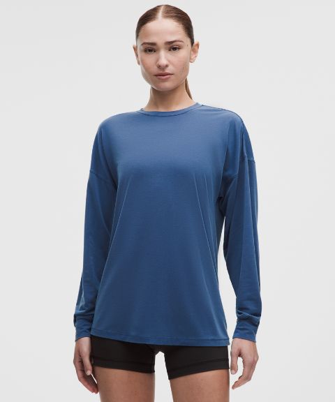 Женский лонгслив Lululemon EasySet Relaxed-Fit