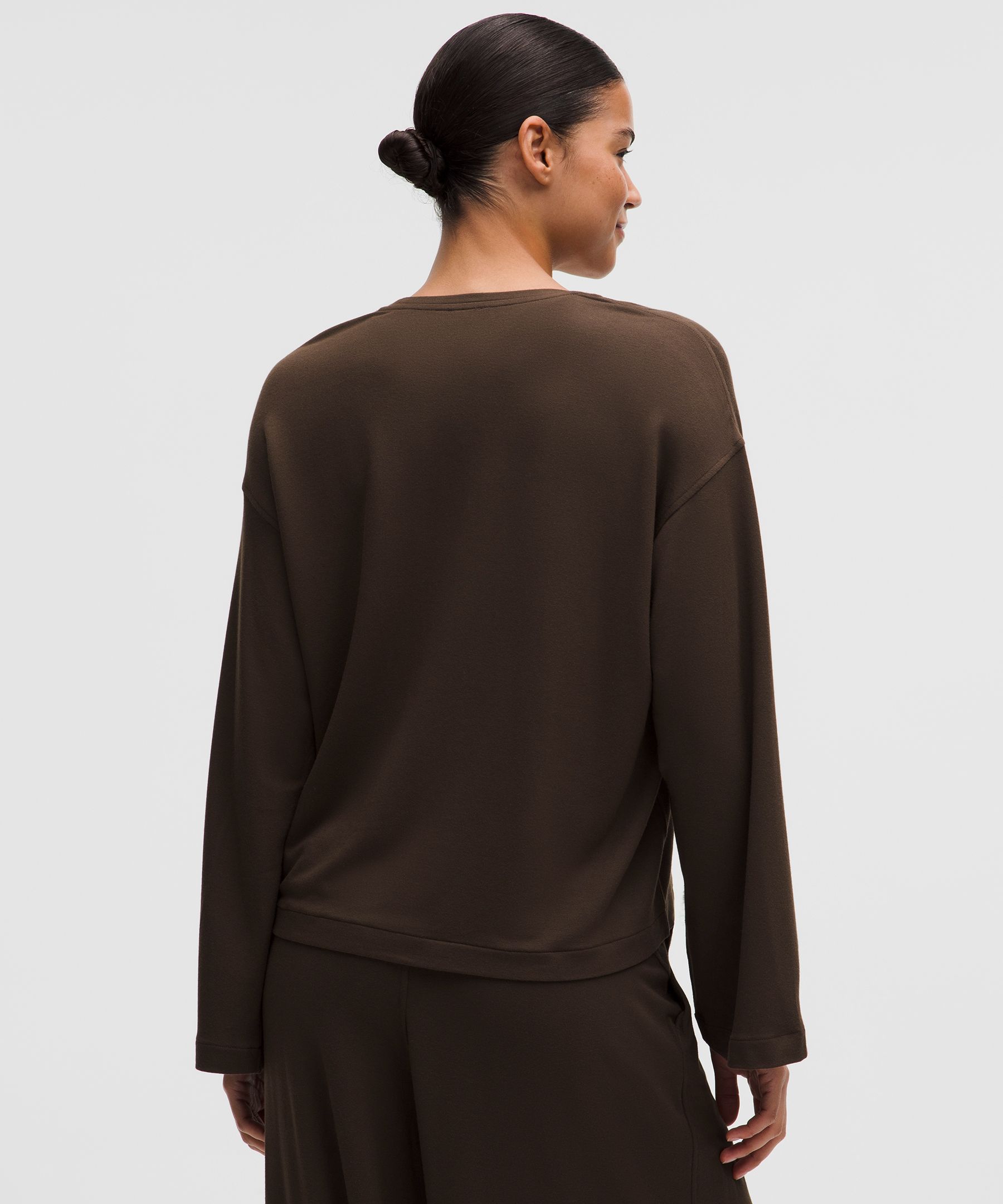 BeCalm V-Neck Bell Sleeve Shirt