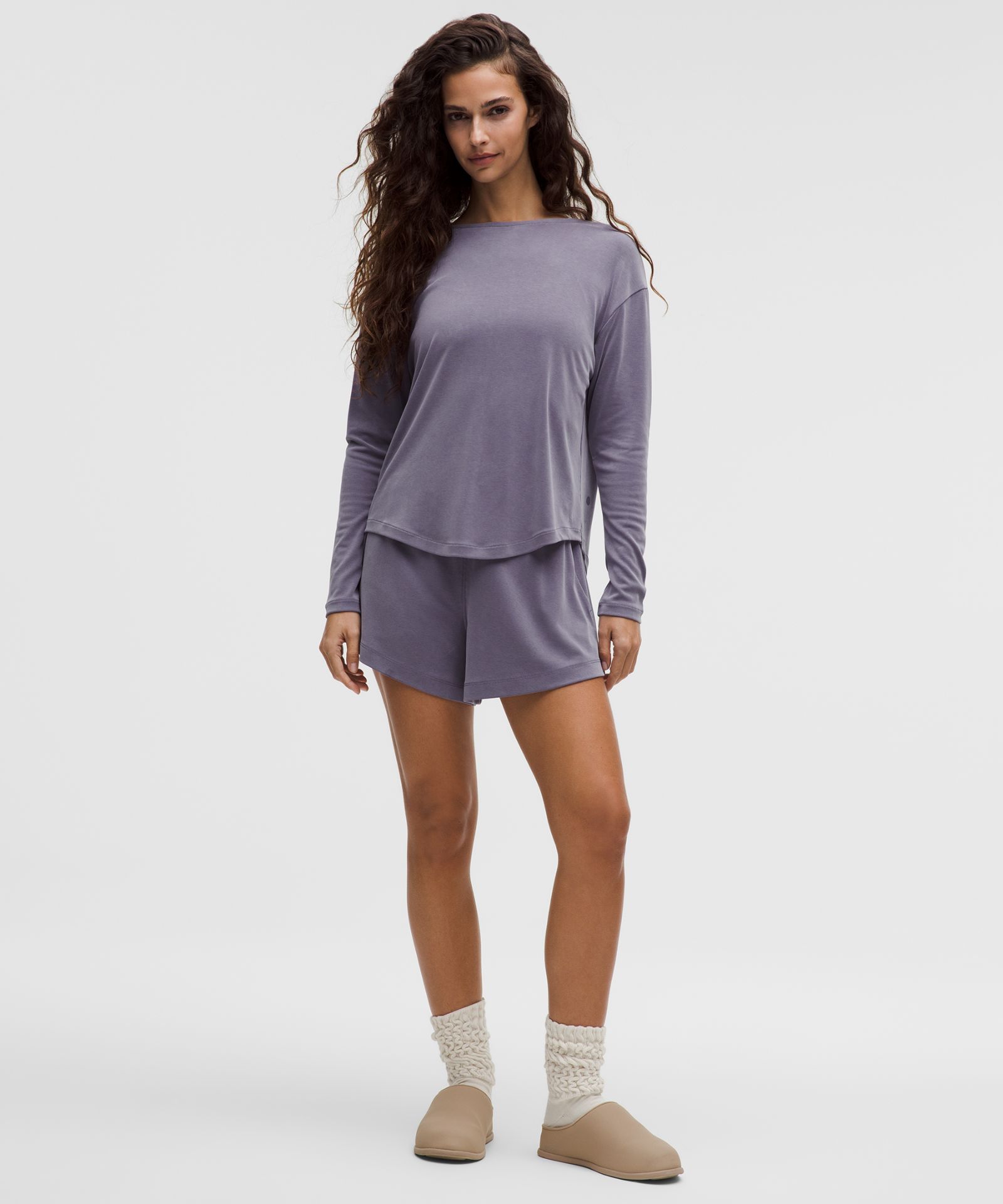 Lululemon Drapey Softstreme Boatneck Long-Sleeve Shirt — фото 2