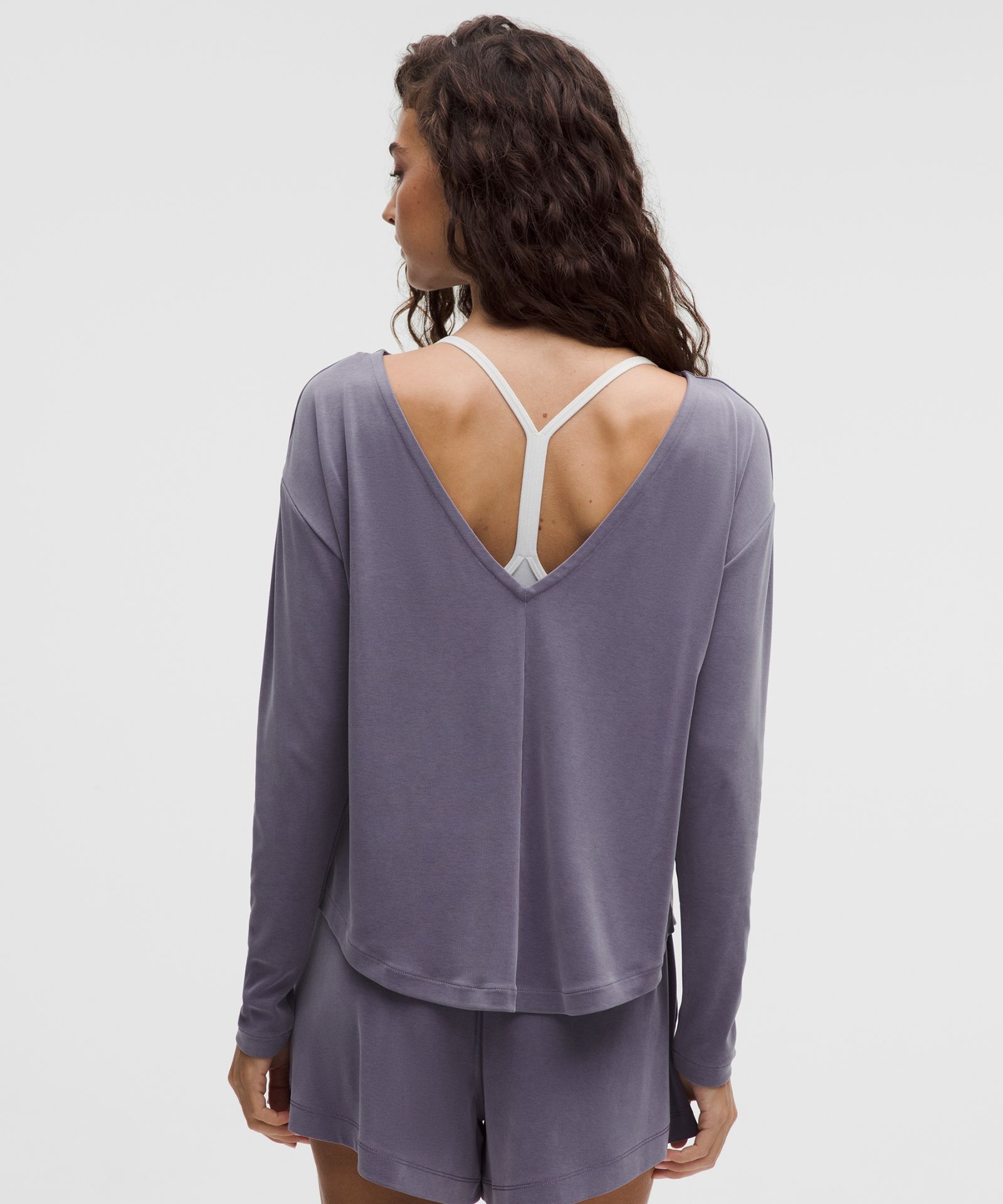 Lululemon Drapey Softstreme Boatneck Long-Sleeve Shirt — фото 3